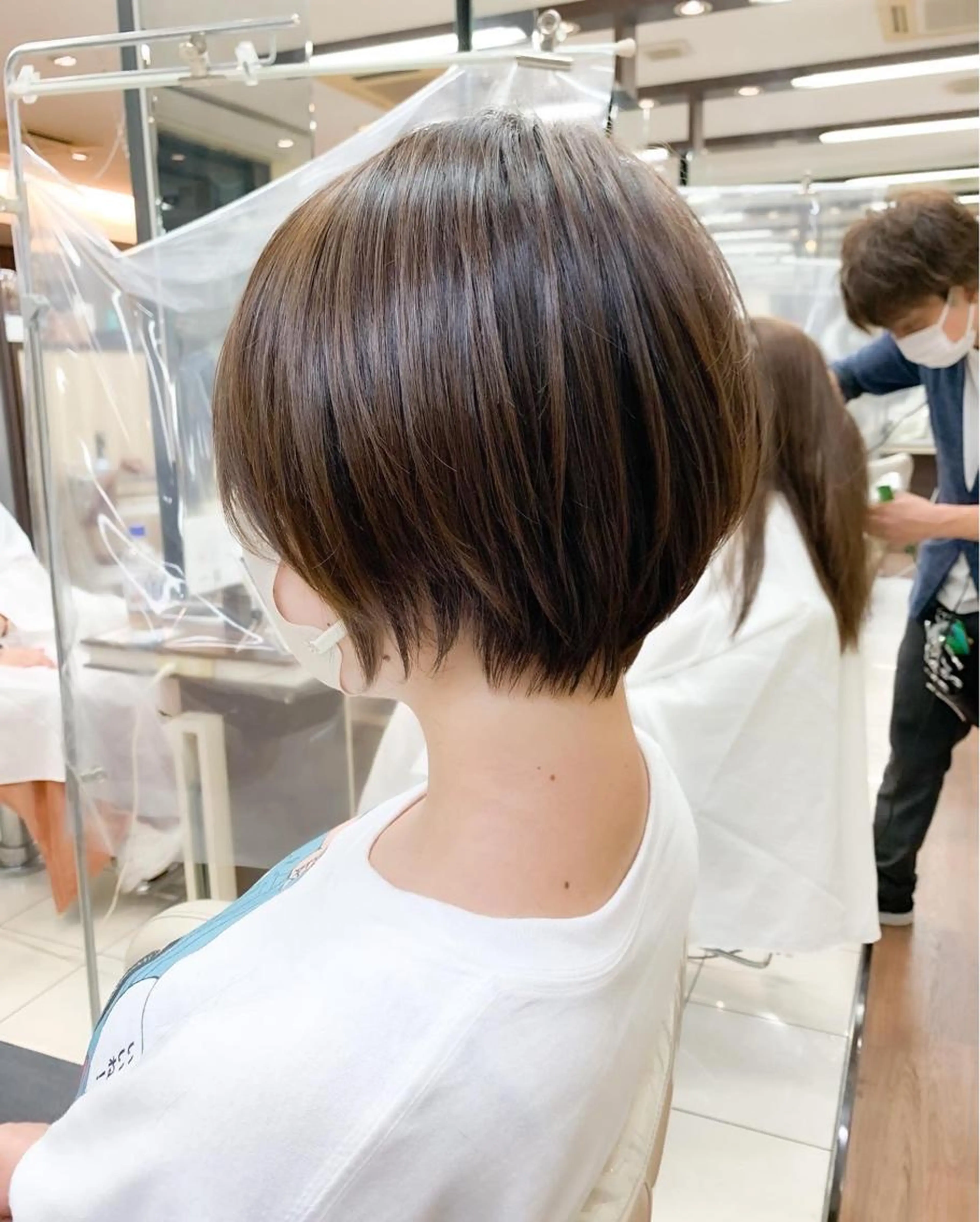 【💎シンプル💎】小顔ショートカット ✂︎整形級に小顔にしますの写真