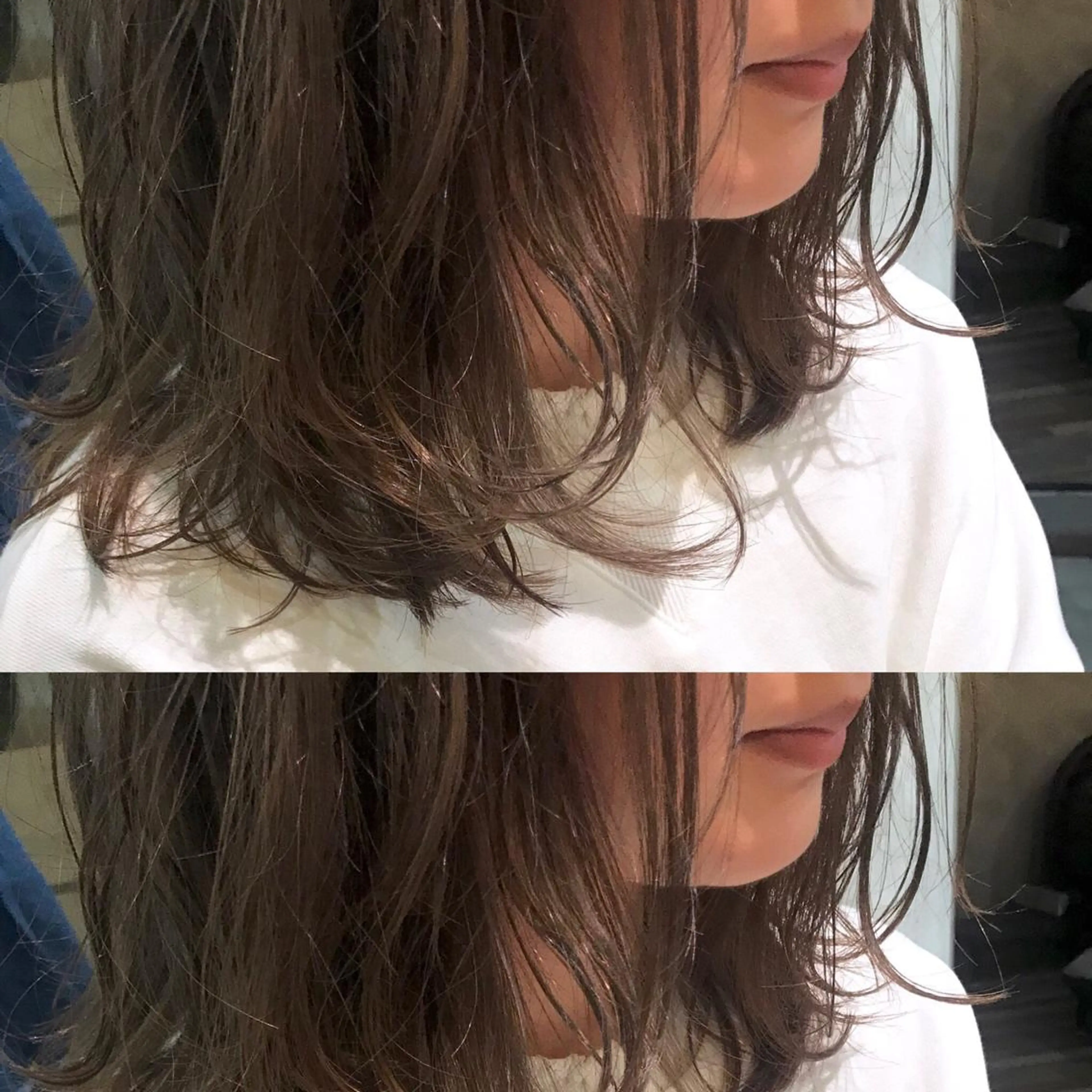 セミロング カラー ベージュカラー 松村 崇弘のヘアスタイル