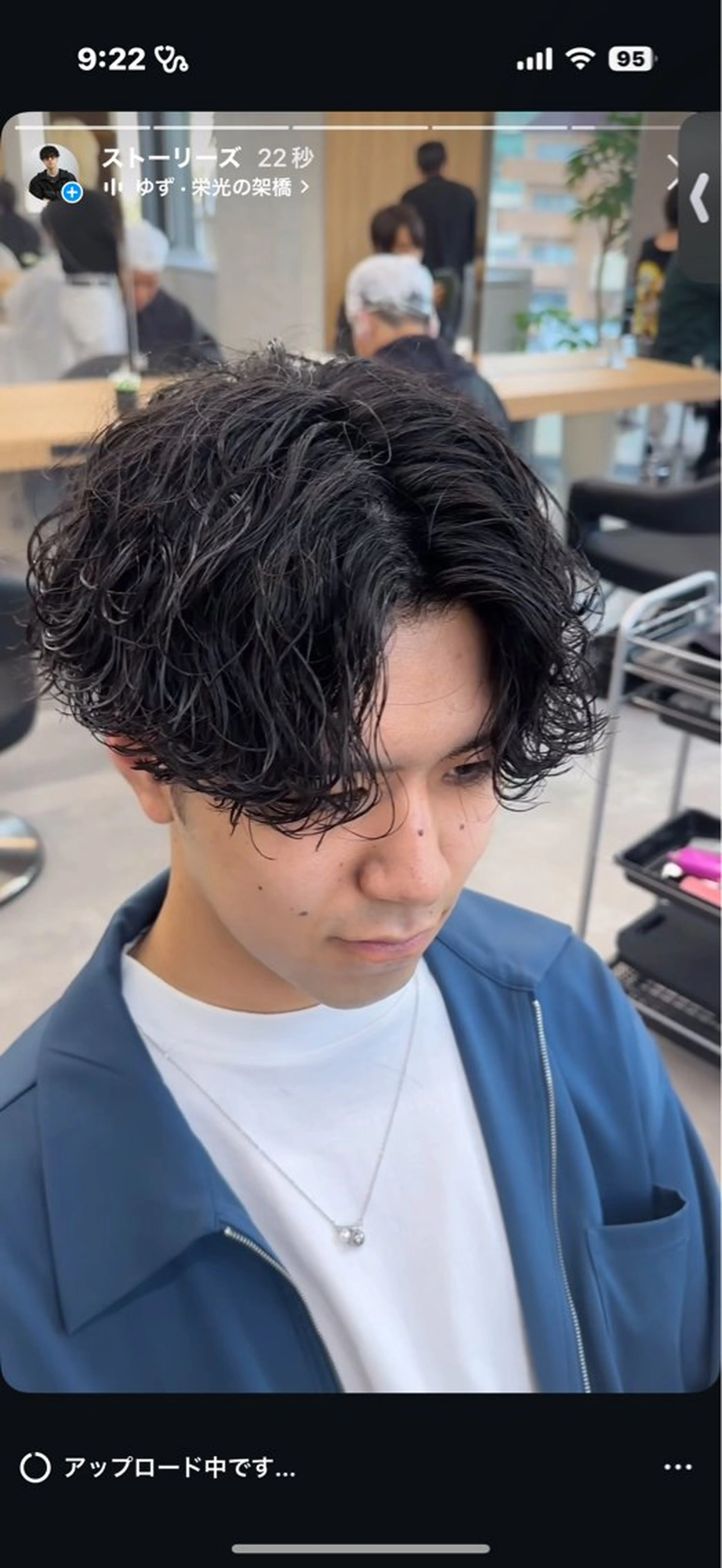 ショート パーマ メンズ 【メンズサロン】 BLUCK 横浜のヘアスタイル