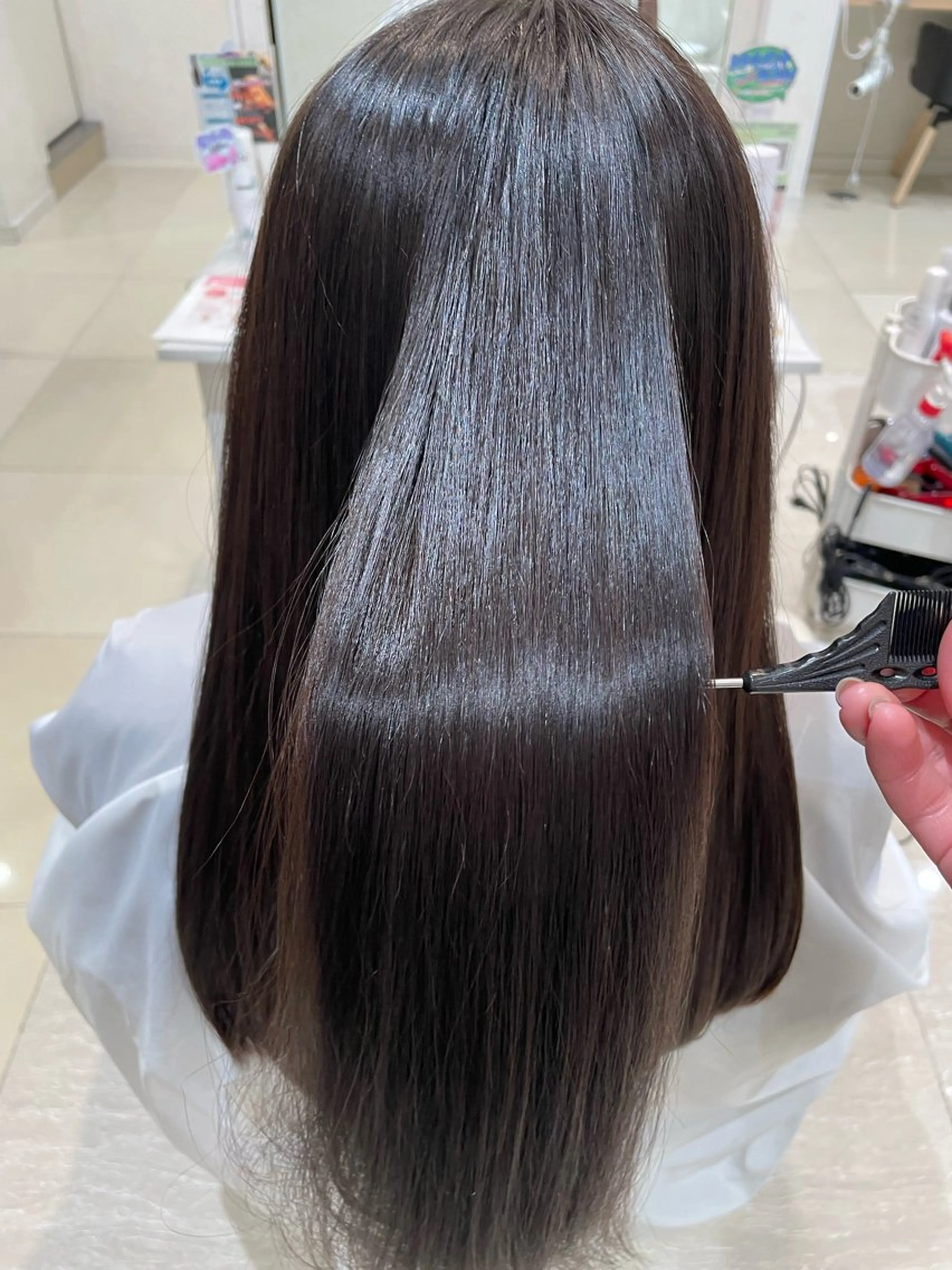 ロング カット トリートメント レイヤー×ハイライト 🌷RINA🌷のヘアスタイル