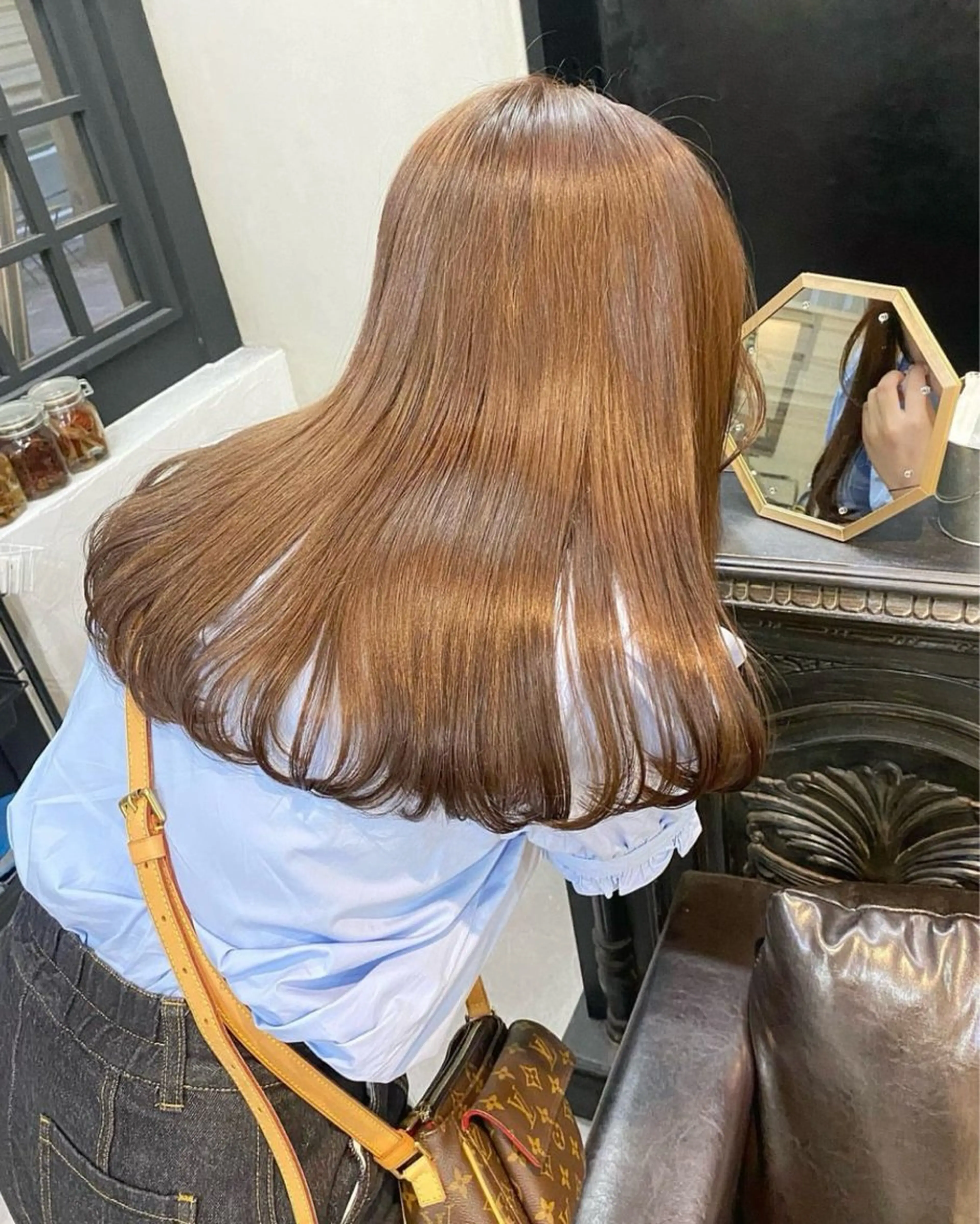 ロング カラー ベージュカラー ✨メンズ縮毛モデル 募集✨イブキのヘアスタイル