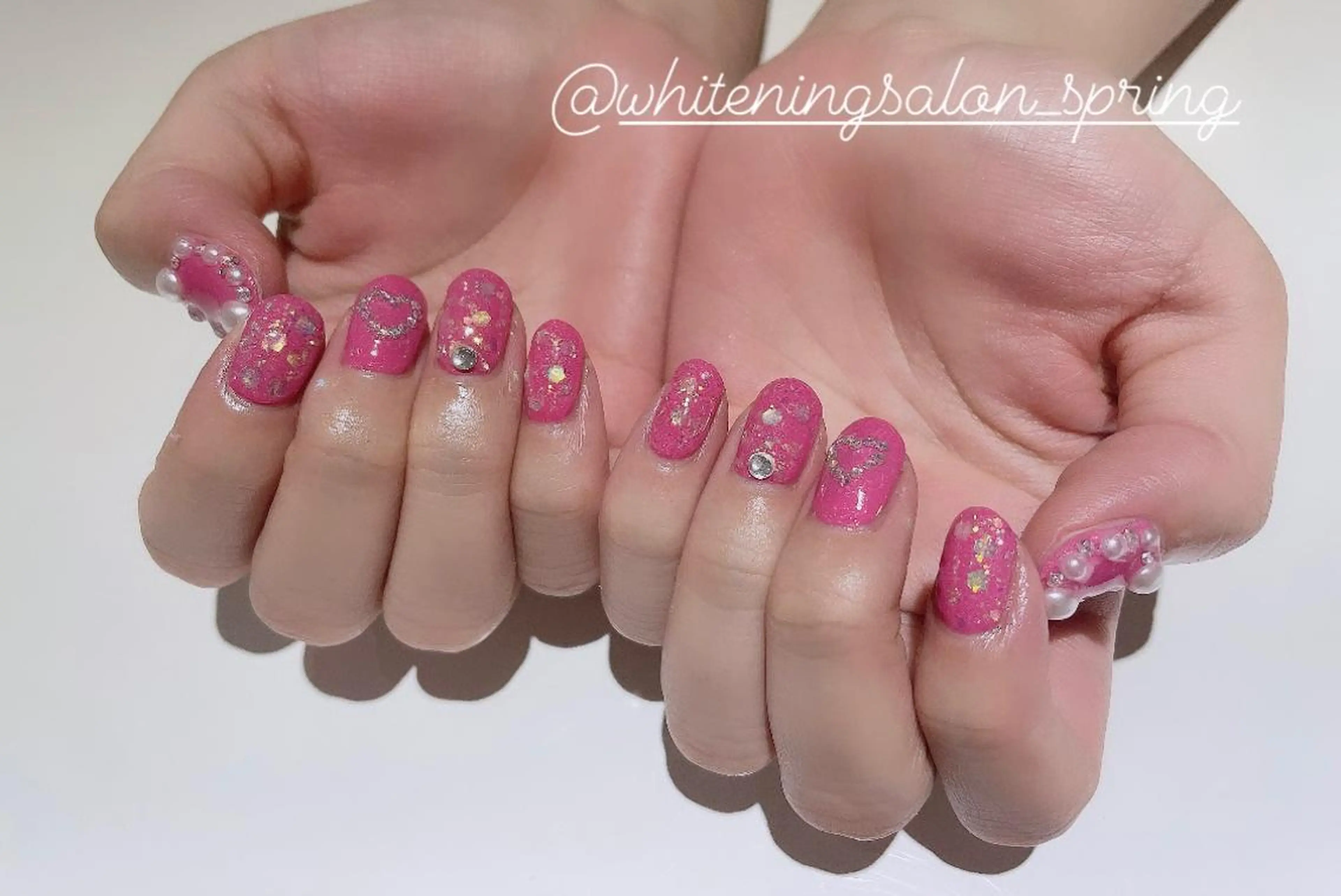 ネイル ピンク Nakao Hitomiのネイルデザイン