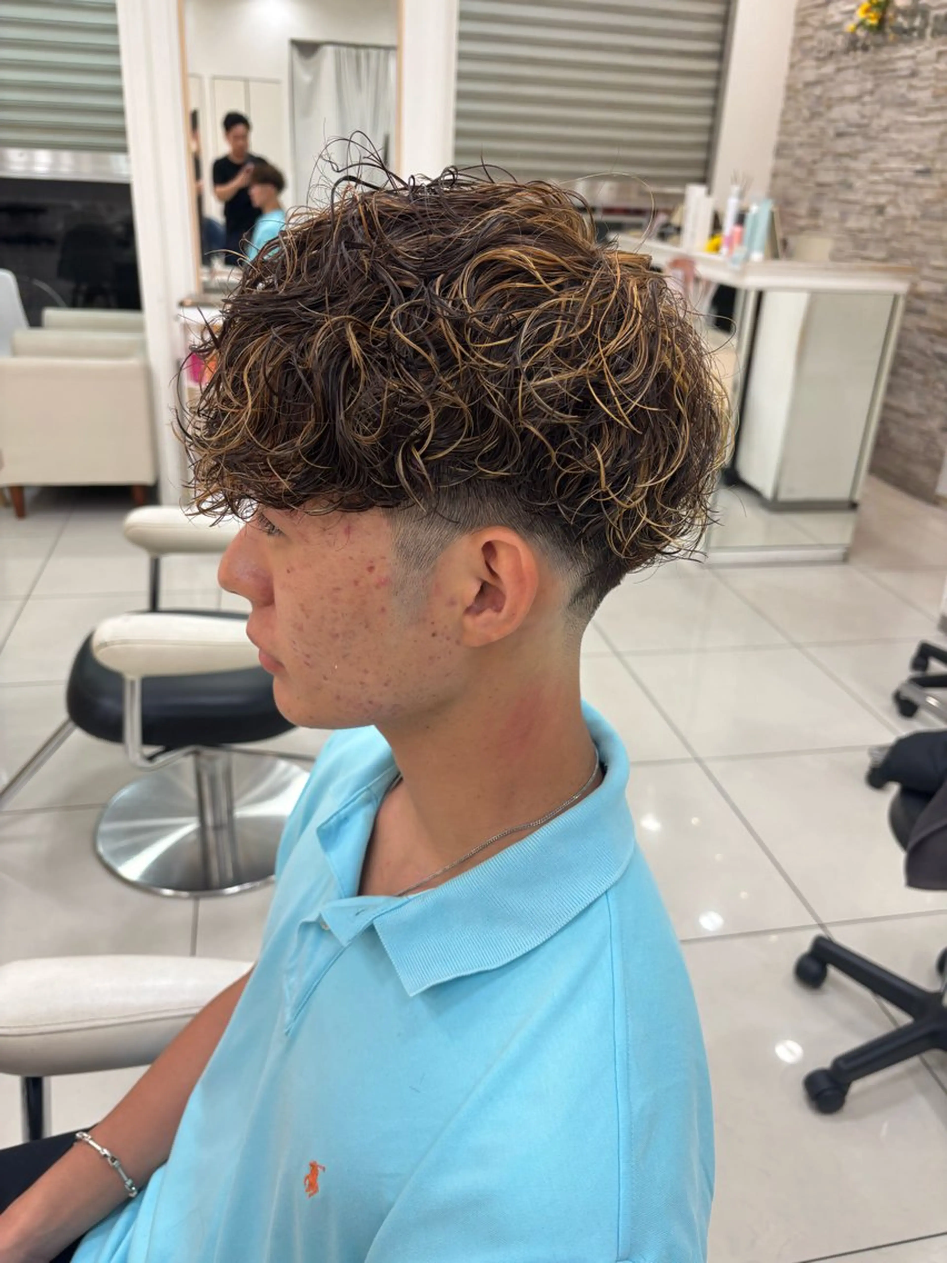 カラー パーマ メンズ 🌨️Ash二子玉川 ハセベ🌨️のヘアスタイル