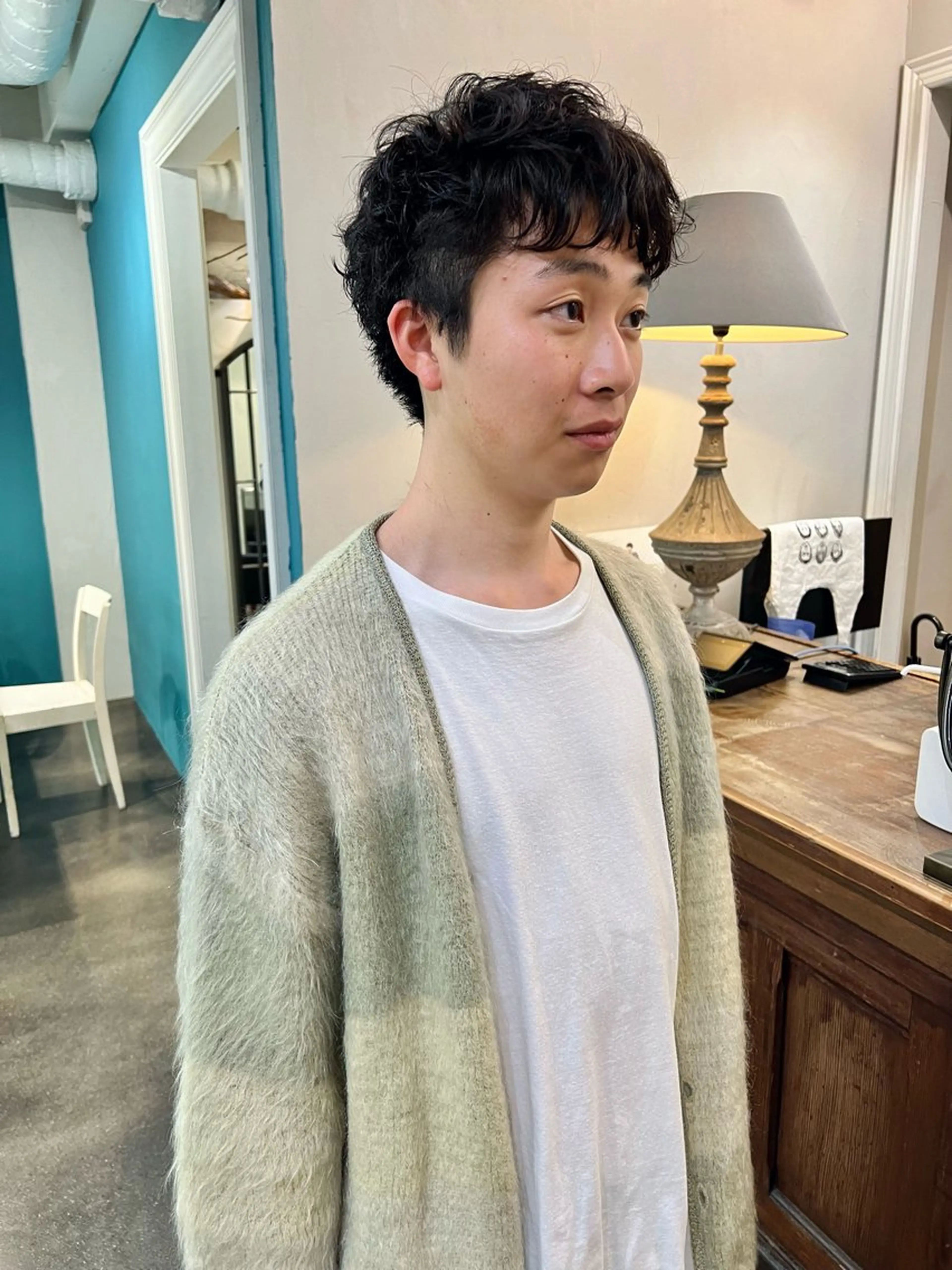 パーマ メンズ メンズパーマ カット パーマ 千葉 郁也のヘアスタイル