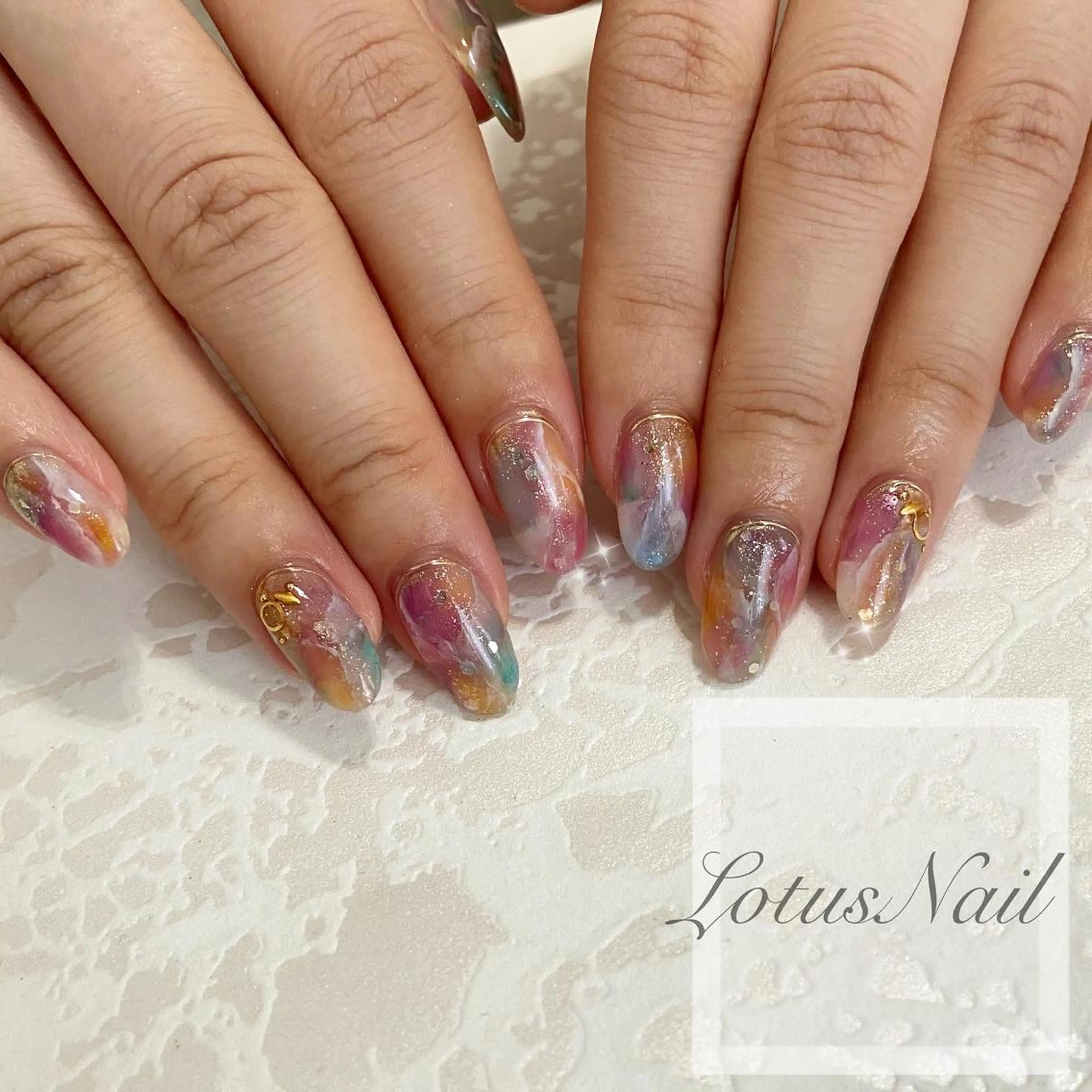 ネイル ハンドネイル Lotus Nailのネイルデザイン