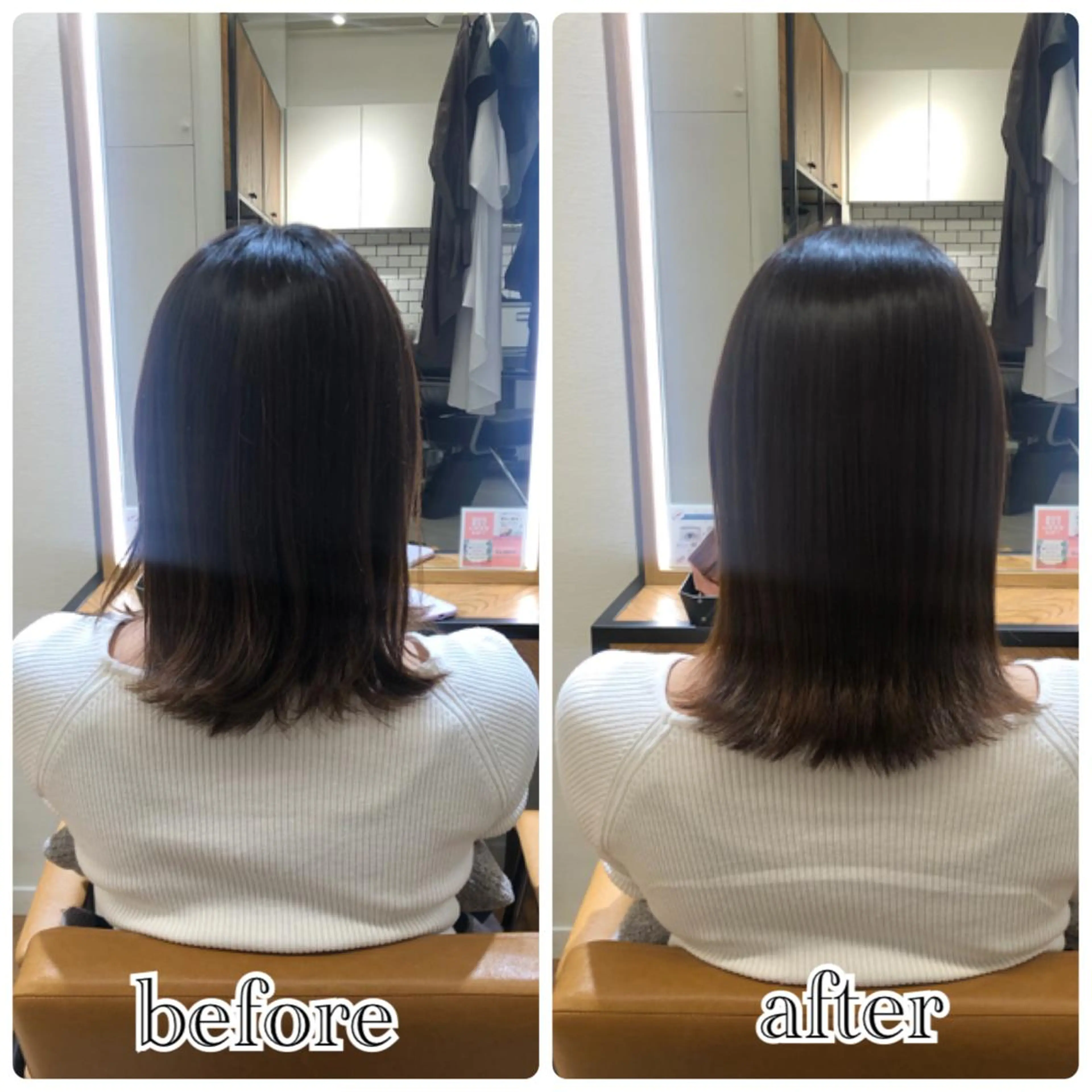 ミディアム トリートメント elements所属・榎 菜摘のヘアスタイル