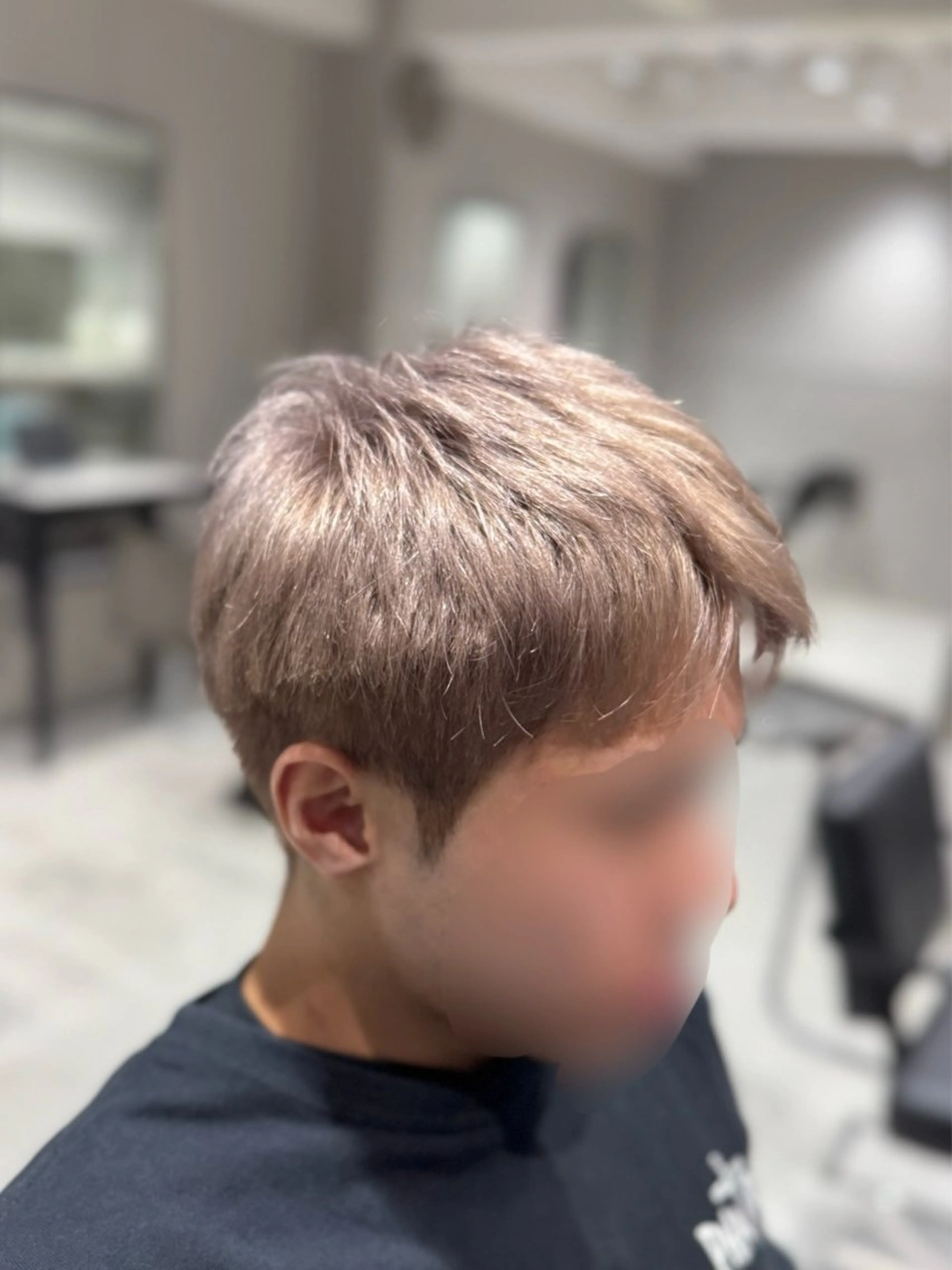 カラー メンズ メンズハイトーン ハイトーンカラー 曲がる縮毛/カルマパ ーマ/池袋/横村大全のヘアスタイル