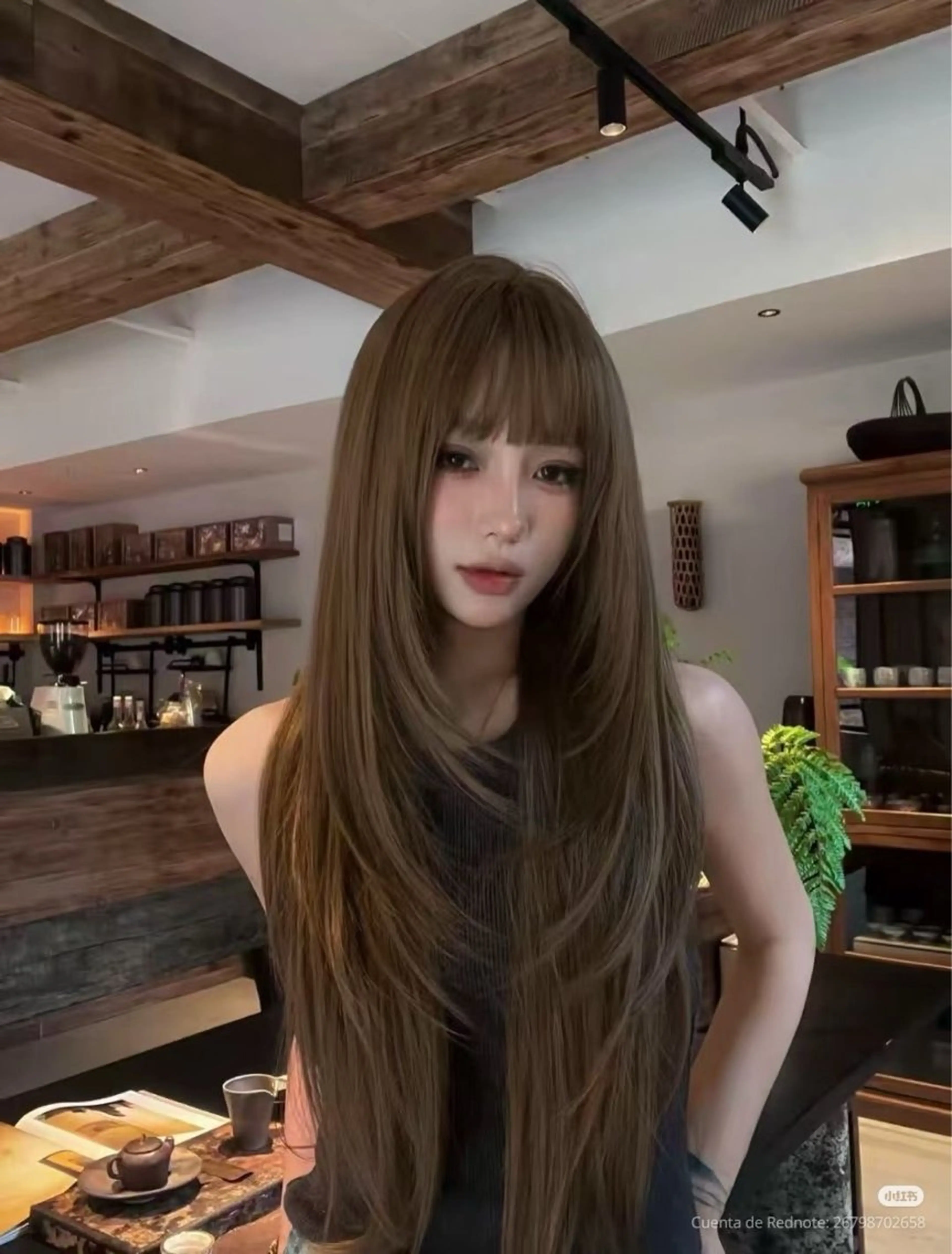ロング カラー カット ヘアカラー 中韓🇨🇳🇰🇷 🤍TAKAHIROのヘアスタイル