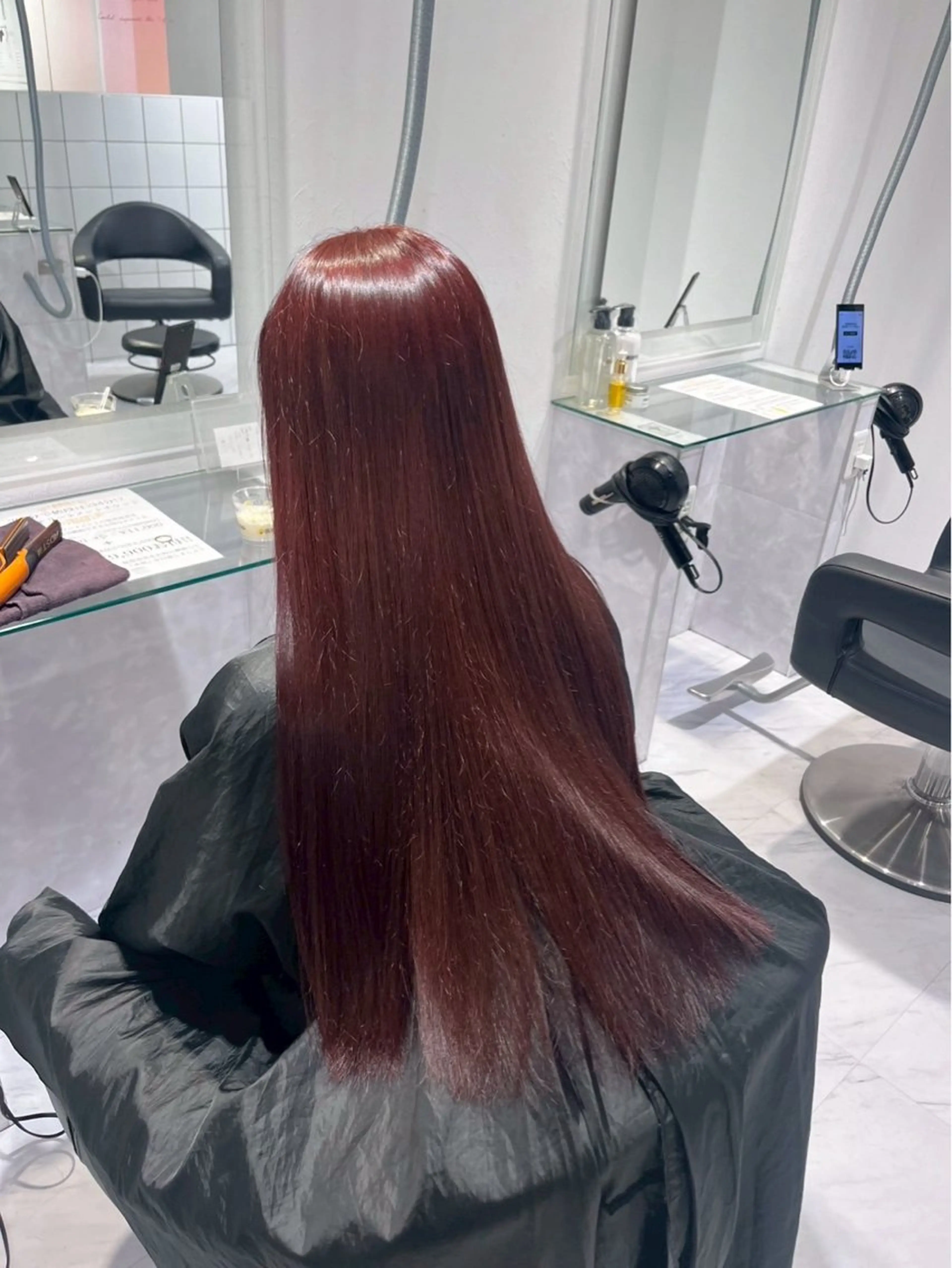 カラー ワンカラーでできる 暖色カラーゆいりのヘアスタイル