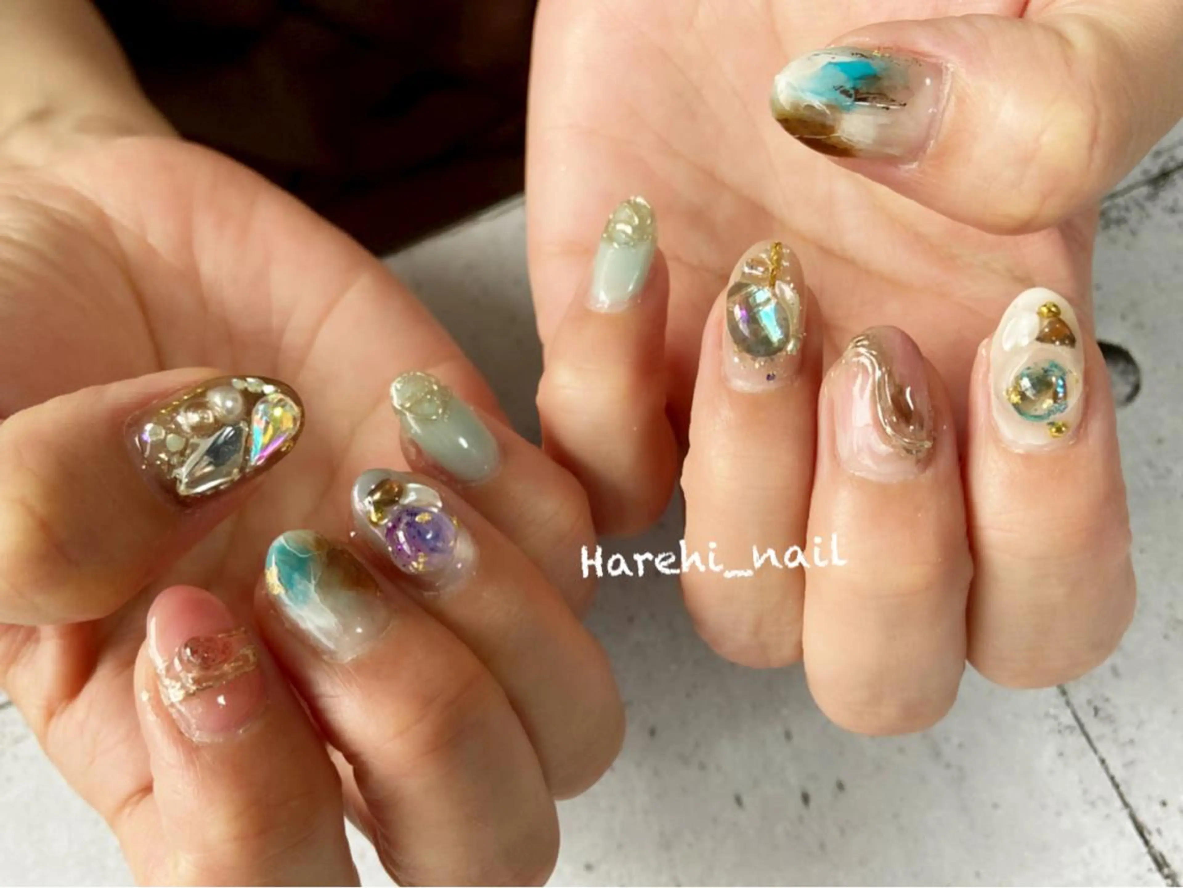 ネイル ハンドネイル Harehi_ nailのネイルデザイン