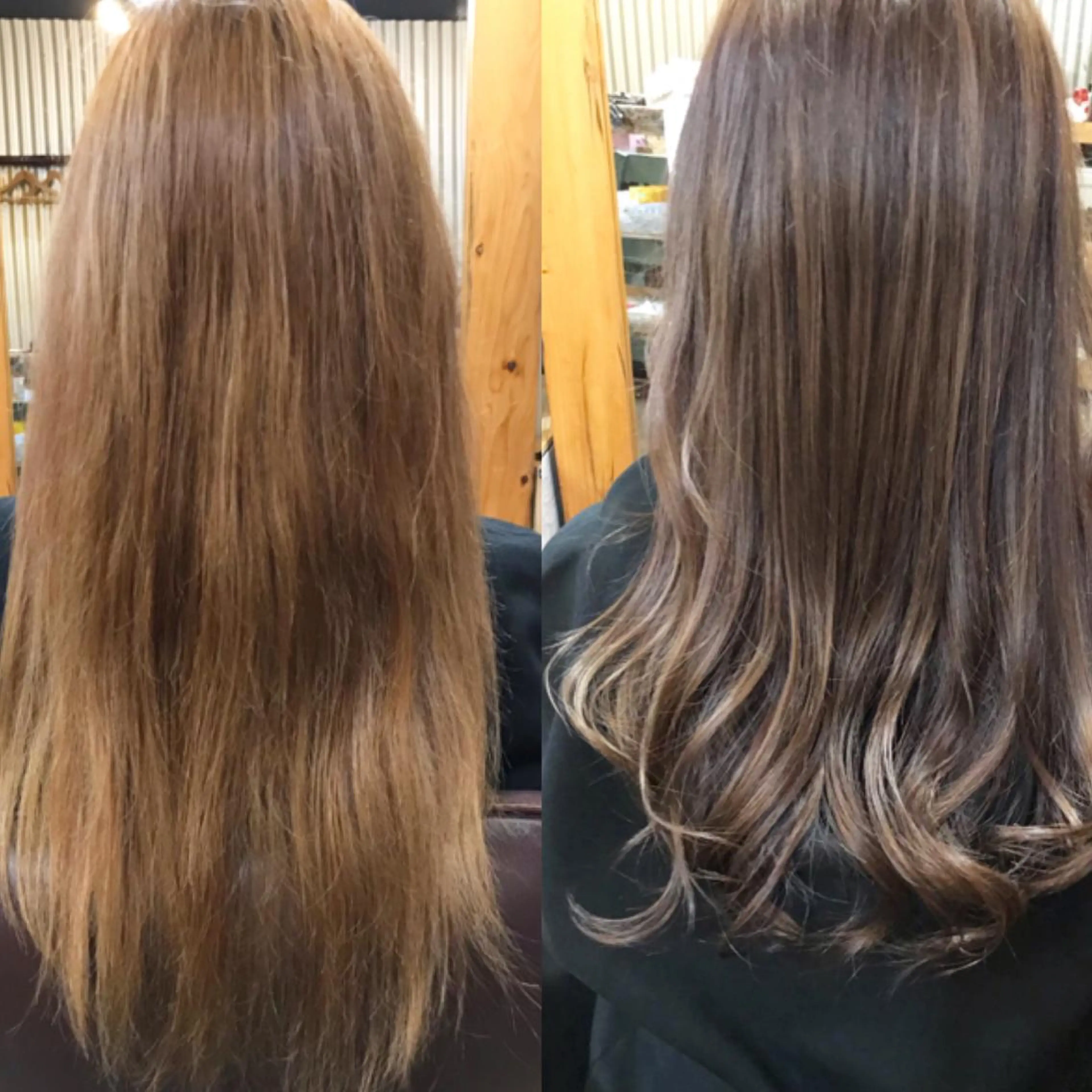 ロング カラー トリートメント ヘアカラー トリートメント 玉木 育実のヘアスタイル