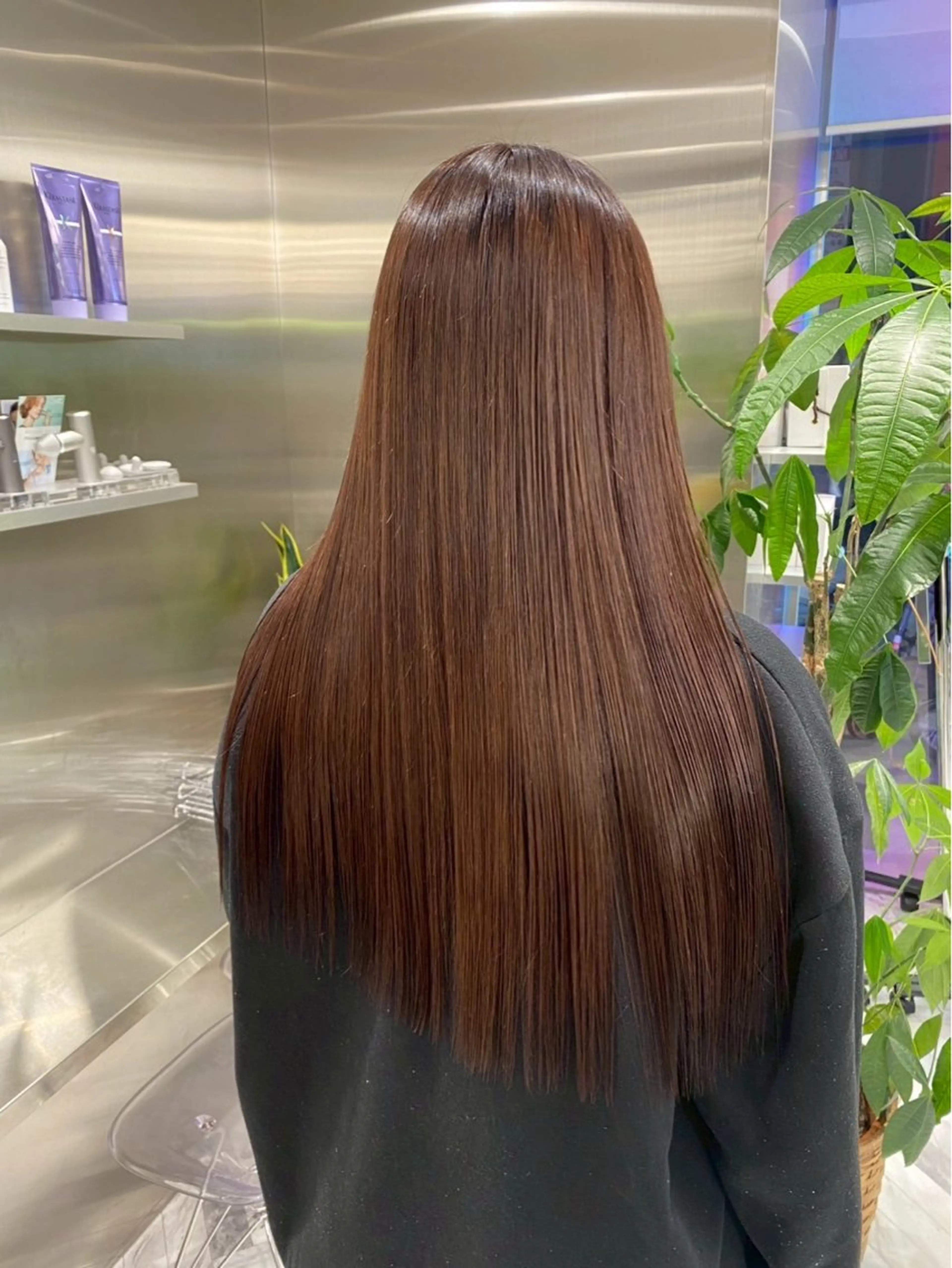 カラー ブラウンカラー ヘアカラー 🐳バッサー🐳 /艶カラー/髪質改善のヘアスタイル