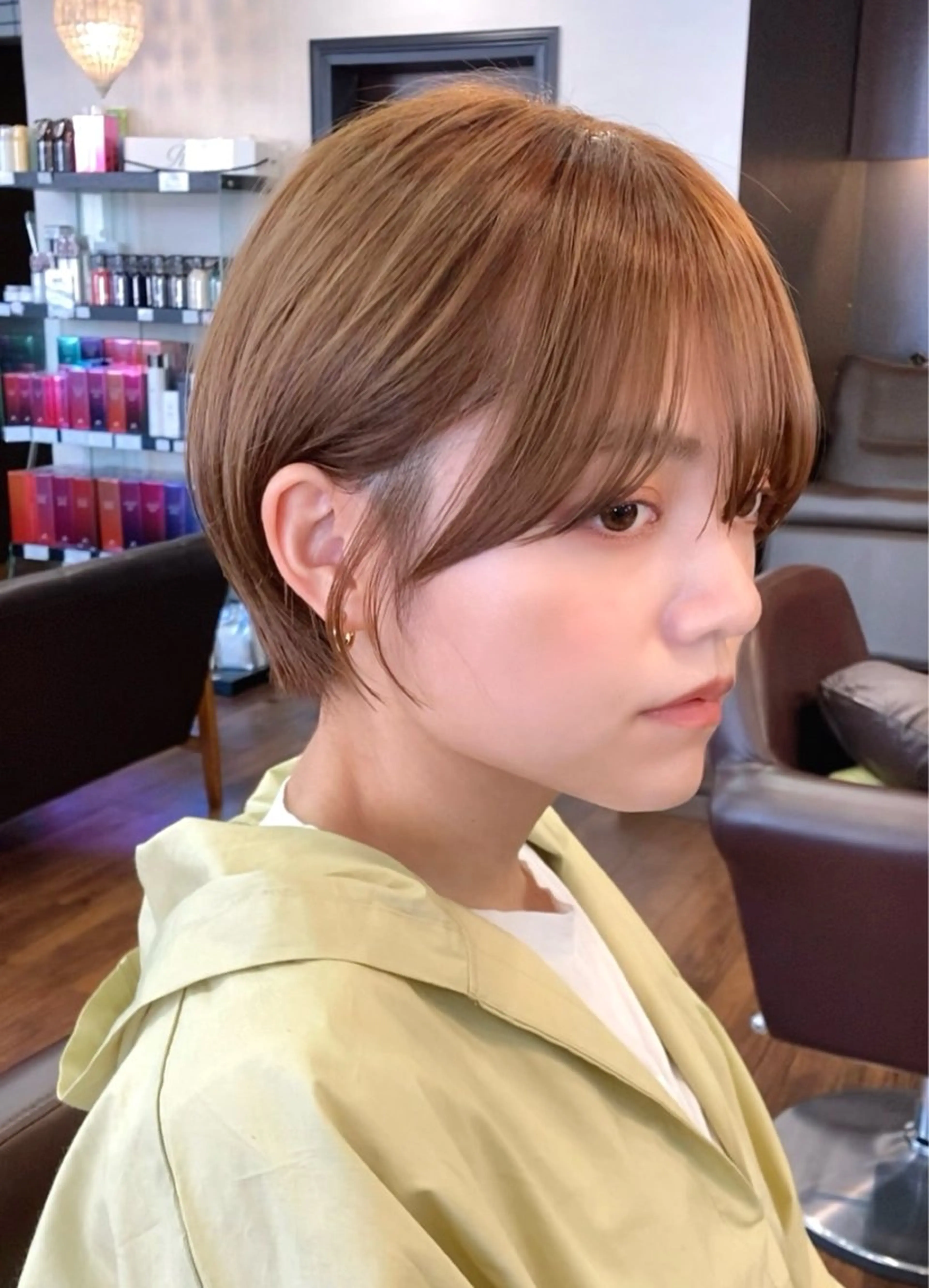 ショート カット ヘアカラー トリートメント レイヤー/メンズ 竹田凪儀のヘアスタイル