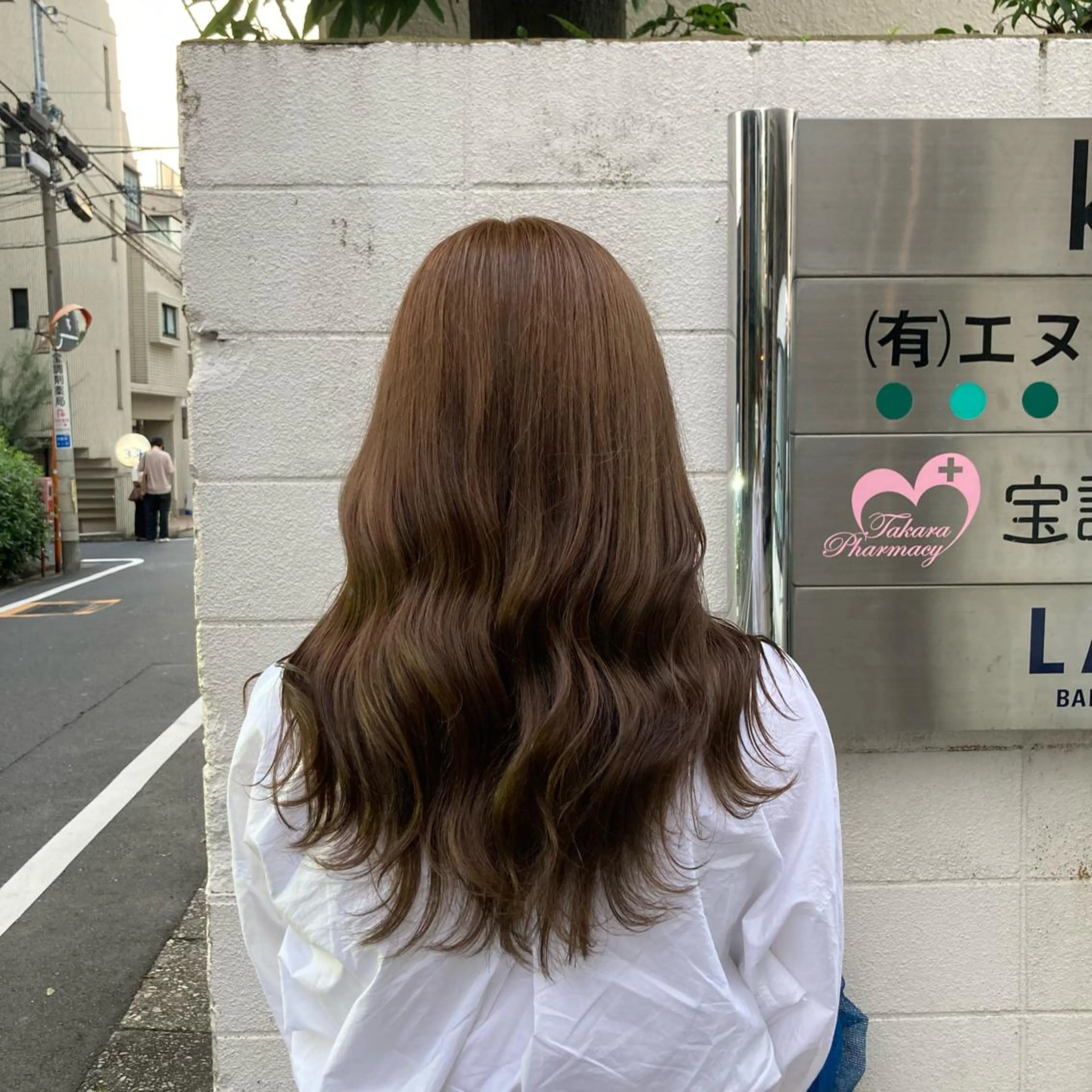 ロング トリートメント ヘッドスパ ヘアセット ❤️赤み消し 上品カラー❤️のヘアスタイル