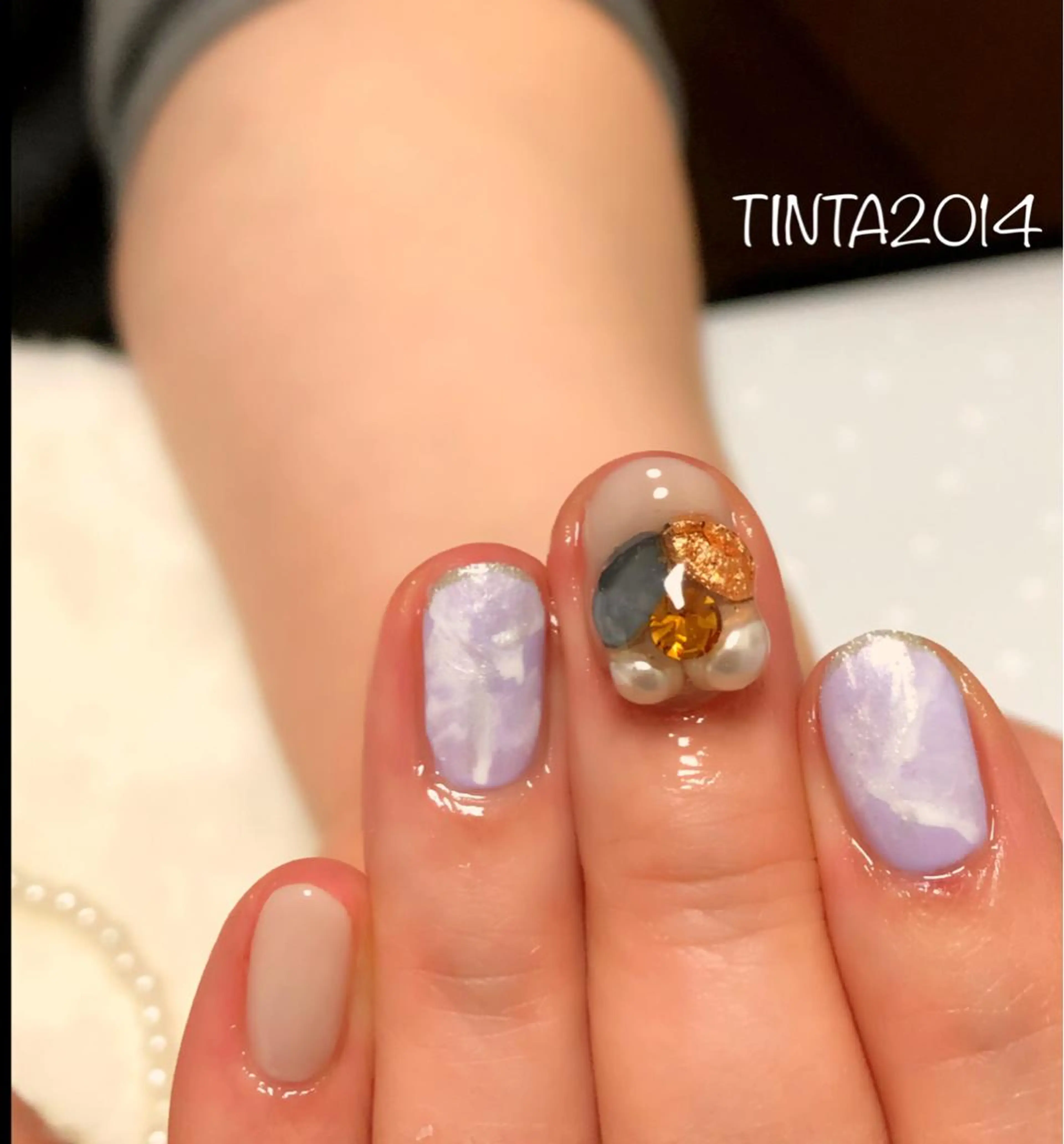 ネイル ニュアンスネイル ネイルサロン ティンタ所属・馬場 典子のネイルデザイン