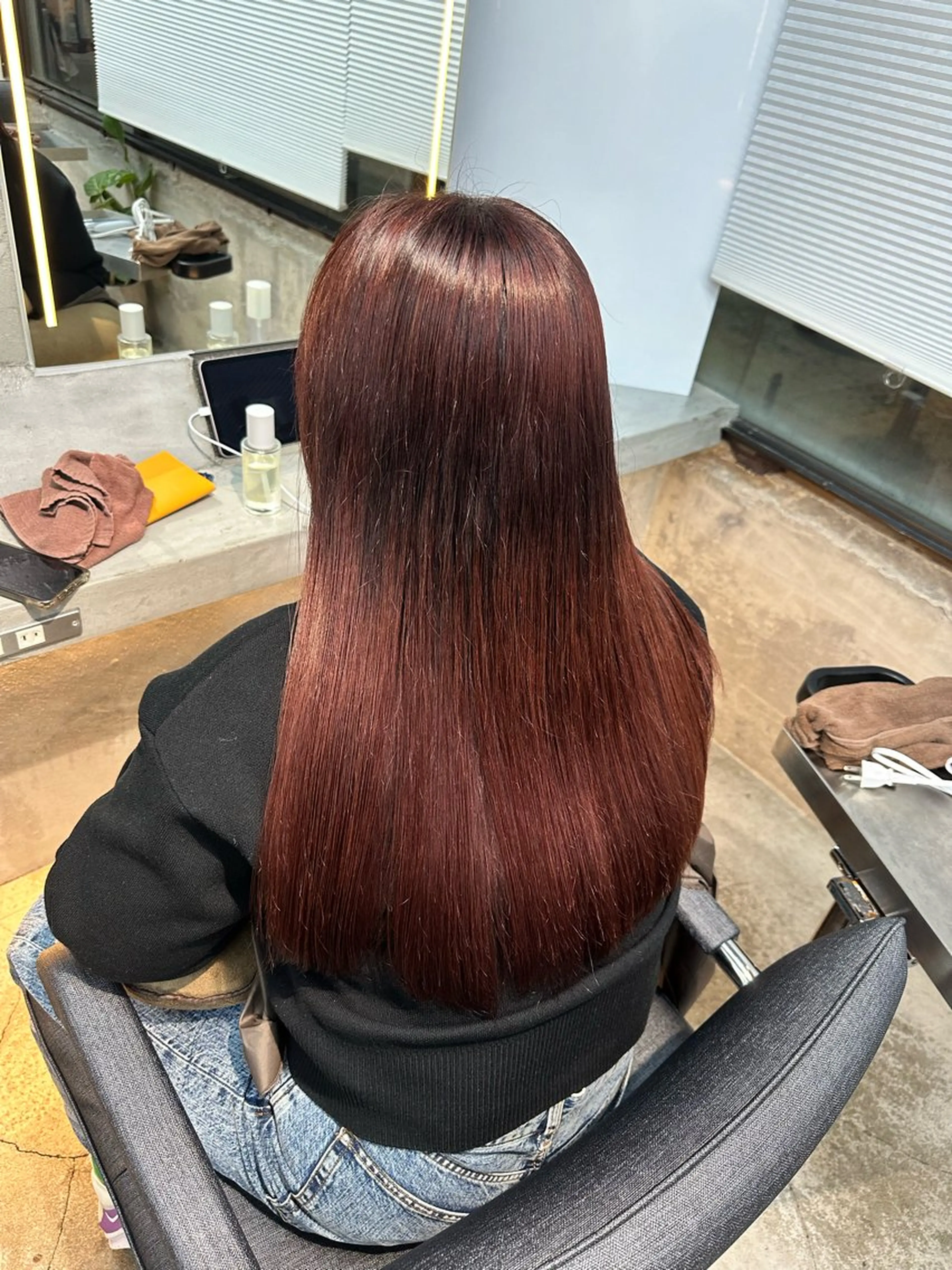 ロング 髪質改善 レイヤーカット 縮毛矯正 トリートメント 髪質改善/レイヤー/ 艶髪🎀ayaneのヘアスタイル