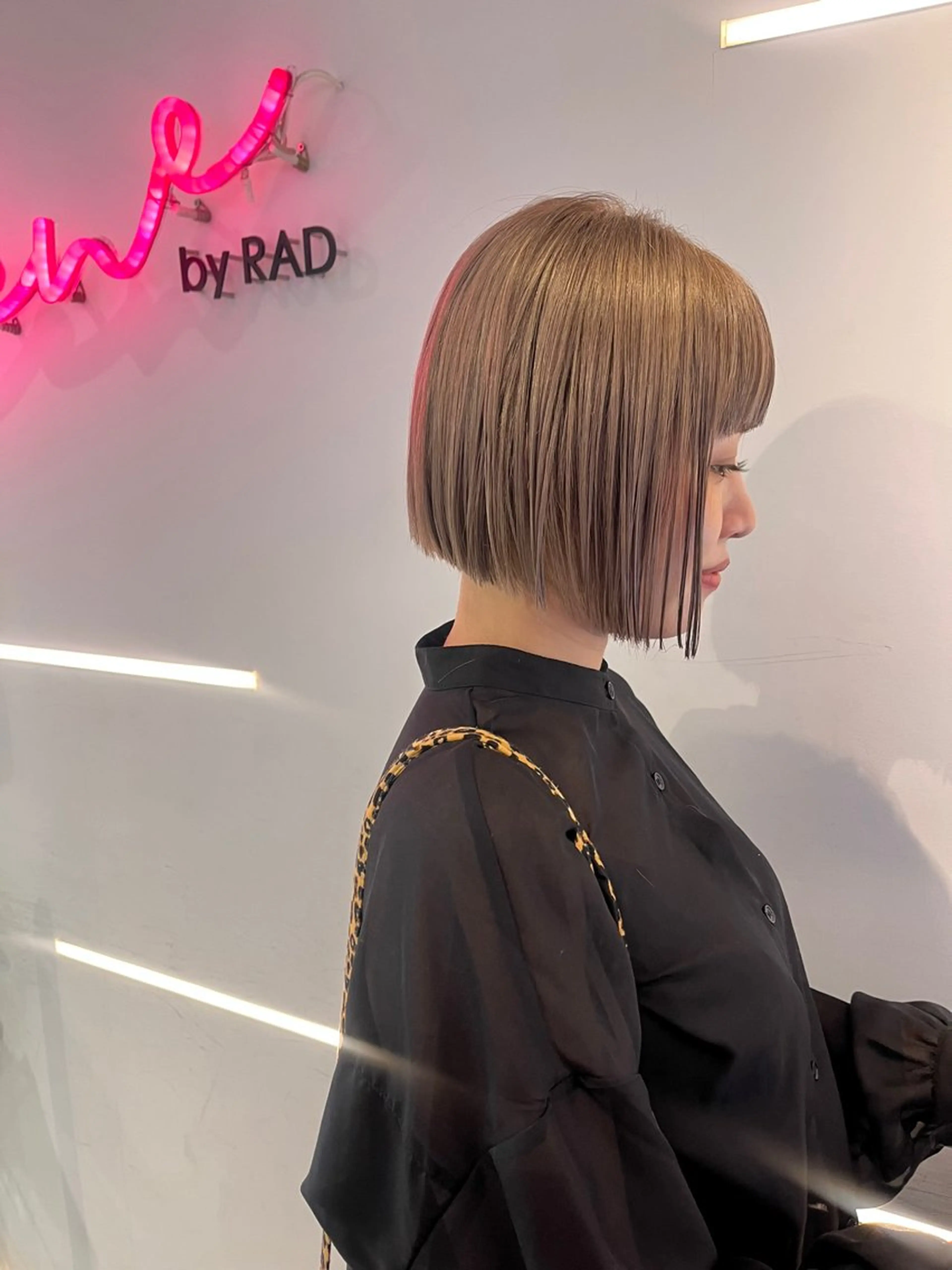 ショート 切りっぱなしボブ ボブ 山本 千尋のヘアスタイル