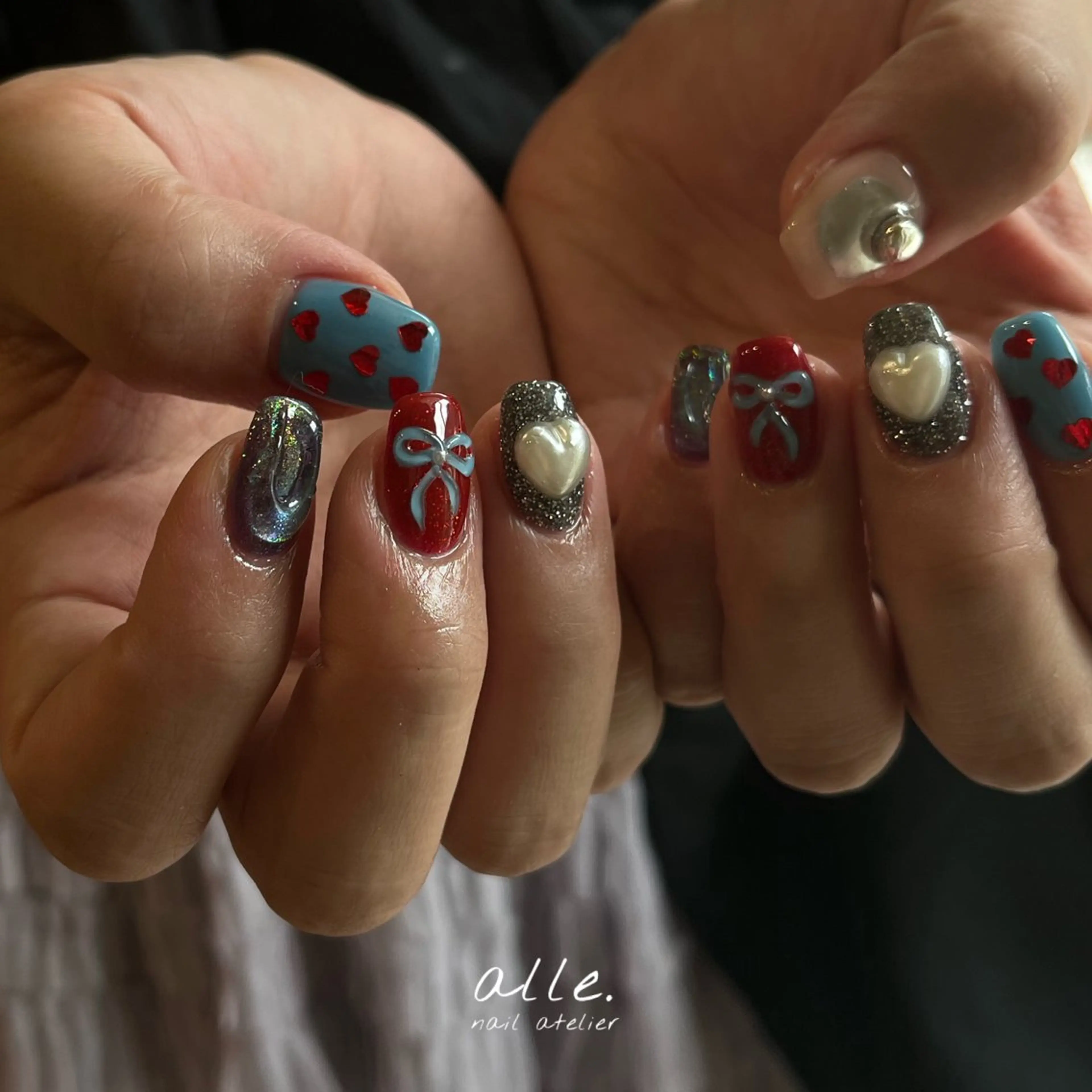 ネイル ハンドネイル atelier alle.のネイルデザイン