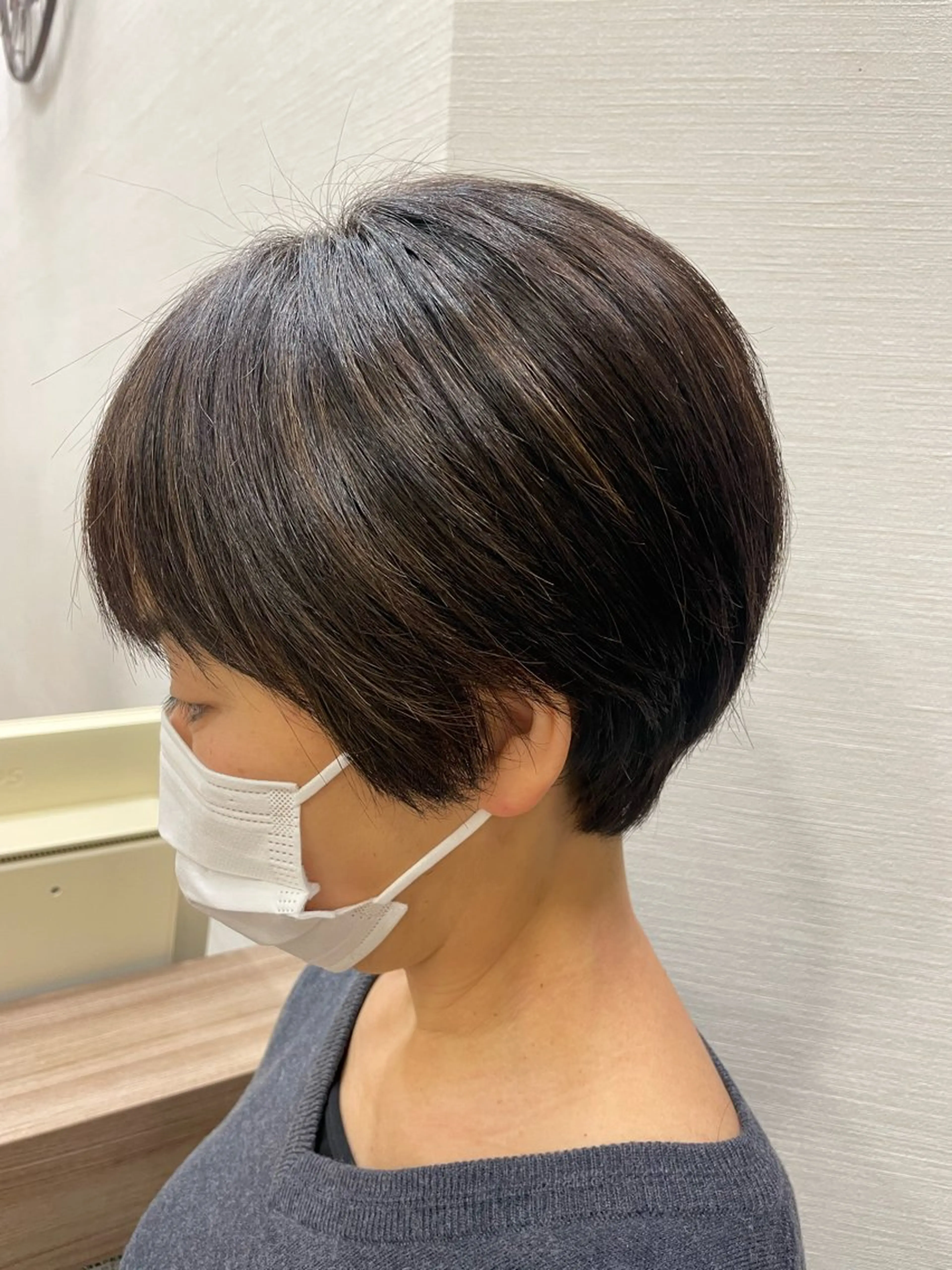 カラー 🫐まとまるボブ/ ショート/松本🫐のヘアスタイル