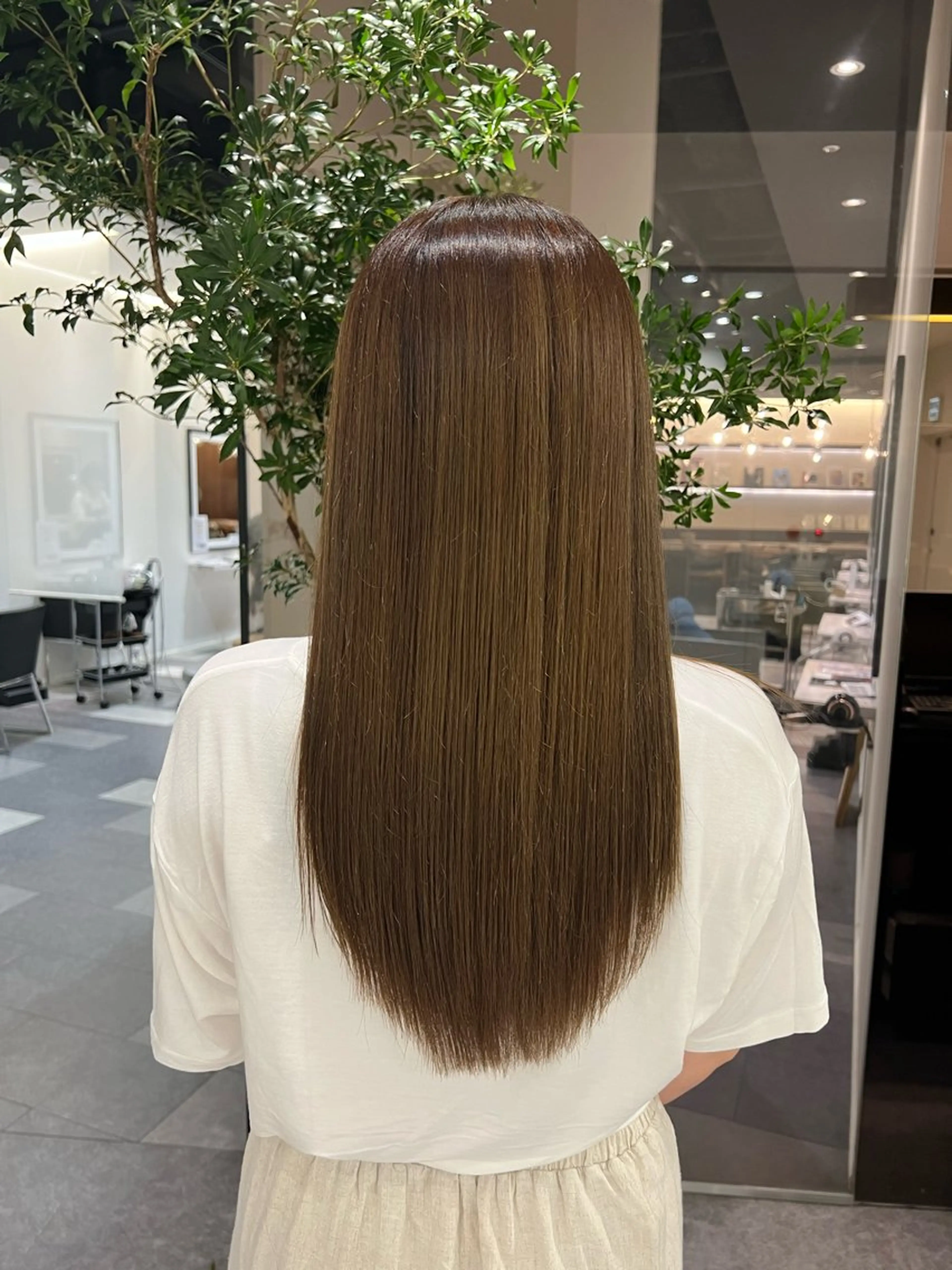 ロング カラー 透明感カラー レイヤーカット 似合わせカット 小顔カット 💎K-two名古屋 安田ちづる💎のヘアスタイル