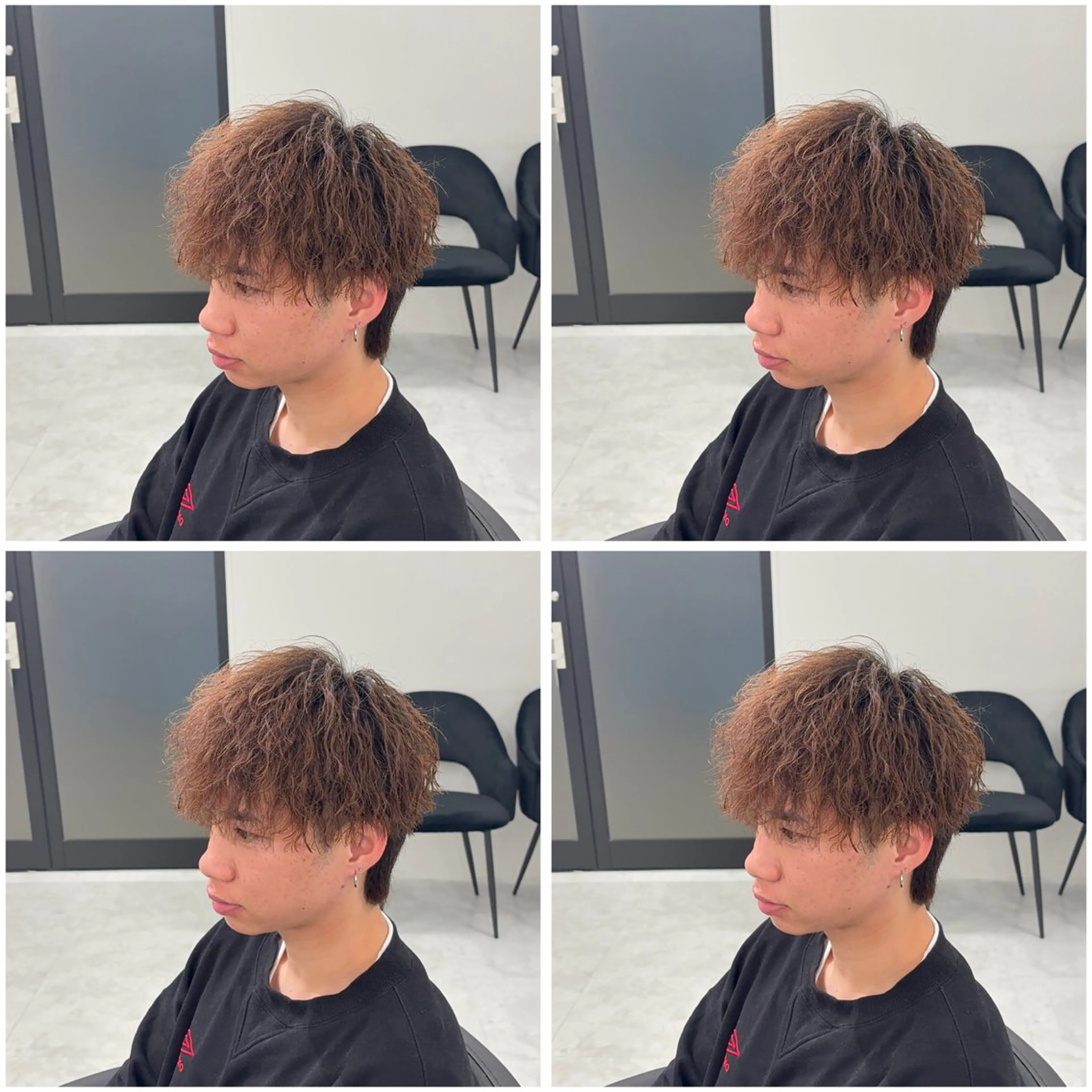 ショート ツイストパーマ カット パーマ トレンド特化毛流れ の達人DAIKIのヘアスタイル