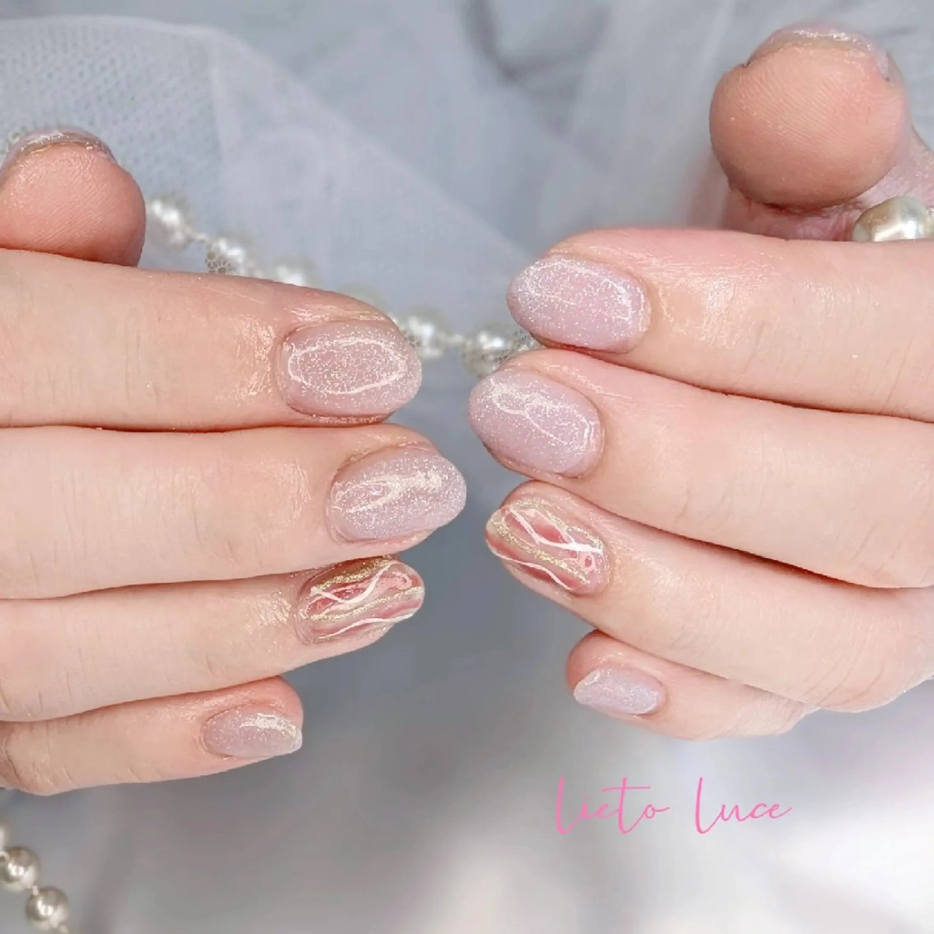 ネイル シンプルネイル ハンドネイル フットネイル lieto luce Yukaのネイルデザイン