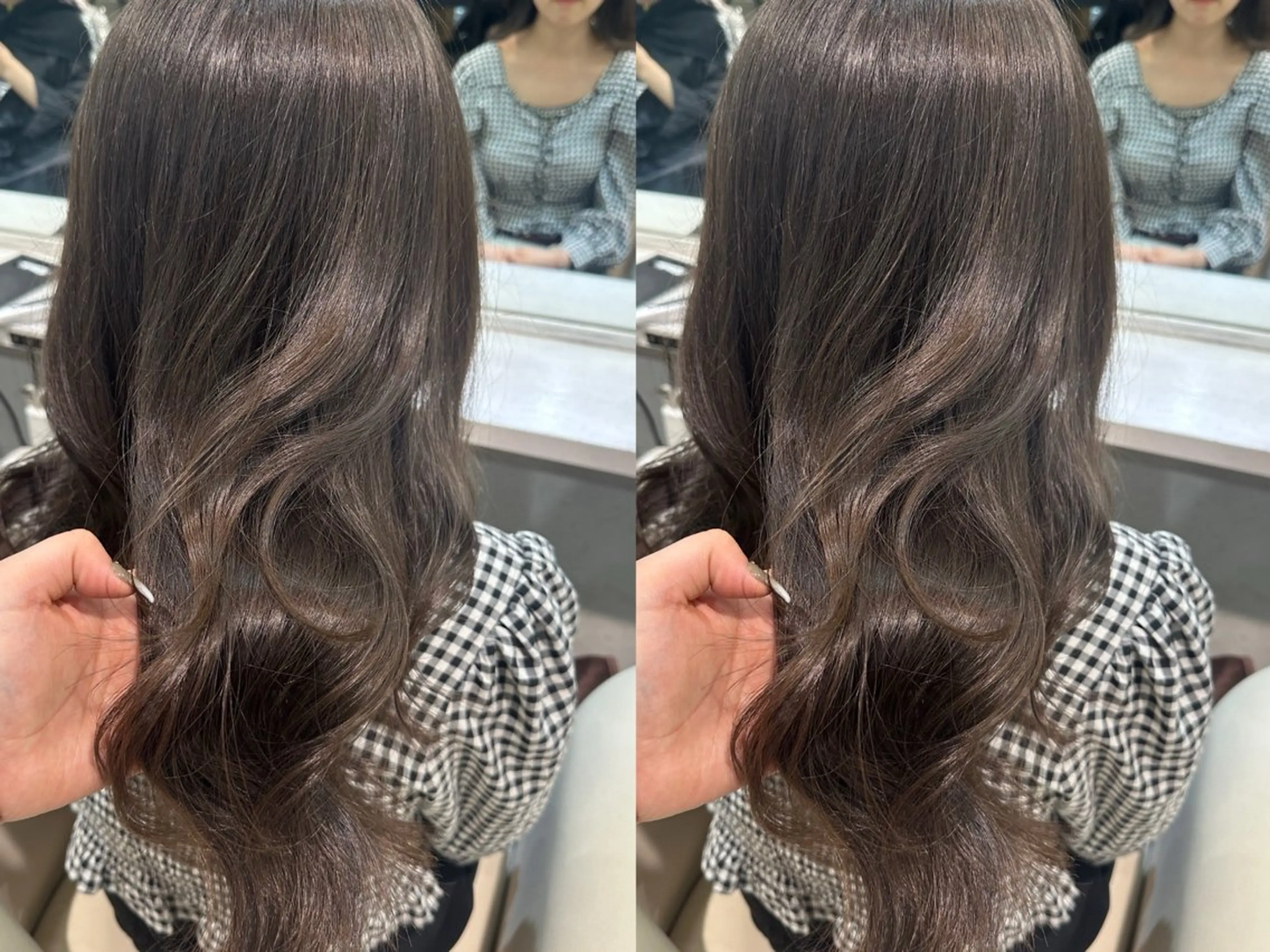 ロング 韓国ヘア透明感カラー / マイカ🍒のヘアスタイル