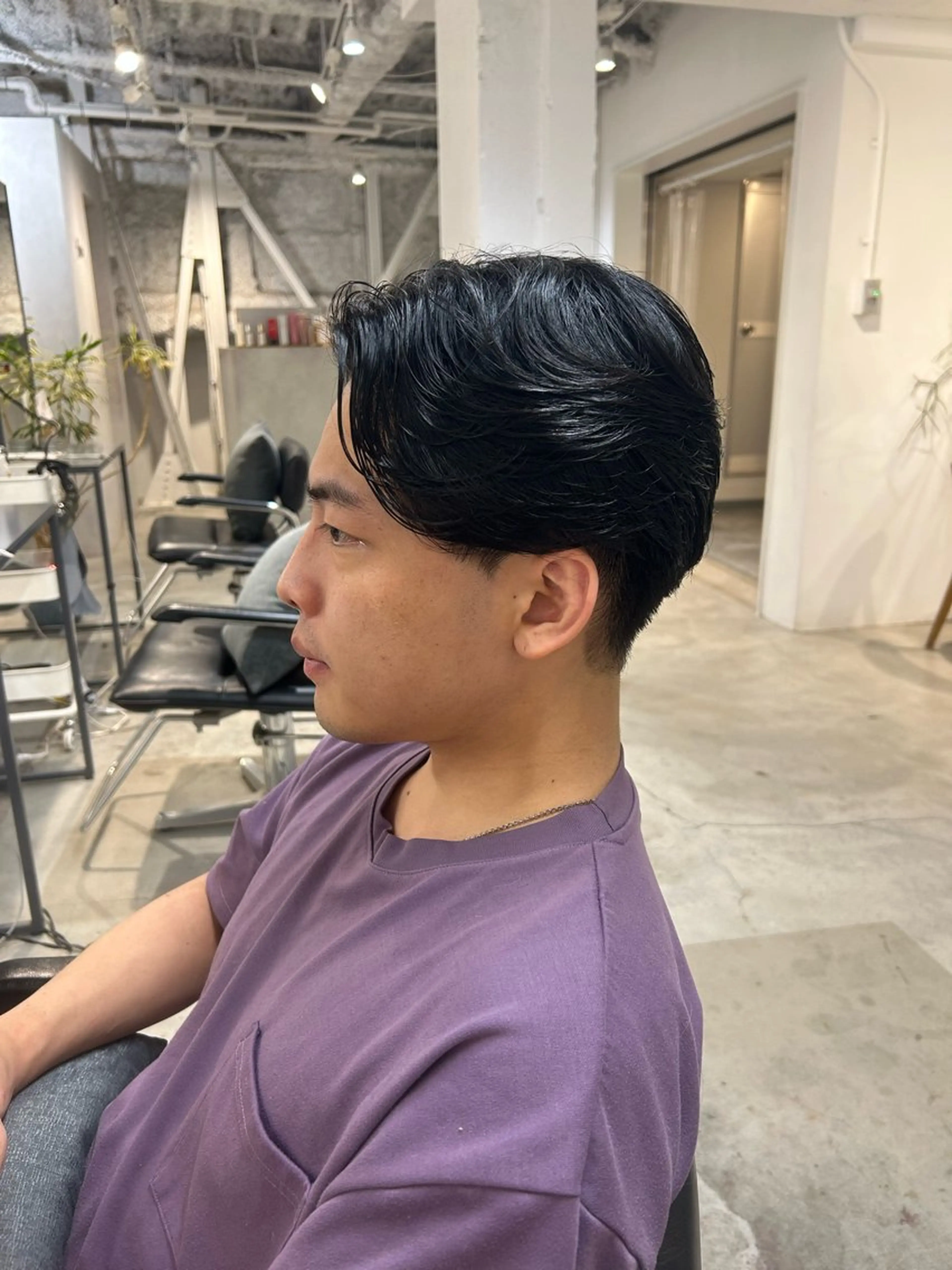 パーマ メンズ 💈癖毛の救世主 曲がる縮毛矯正💈のヘアスタイル