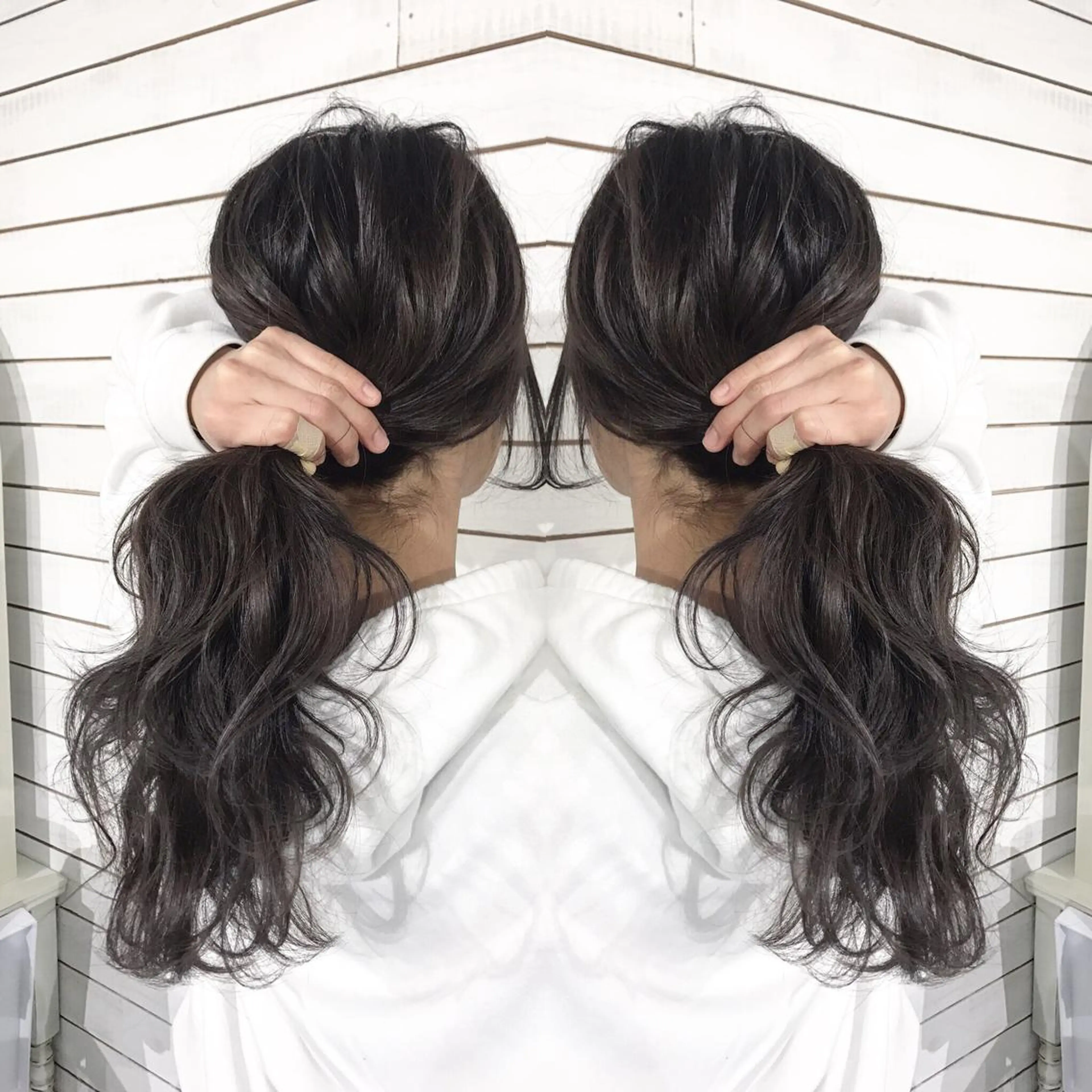 ロング カラー ヘアアレンジ ヘアカラー トリートメント BANK'S hair所属・💐ケラチン 髪質改善寺坂雄飛💐のヘアスタイル