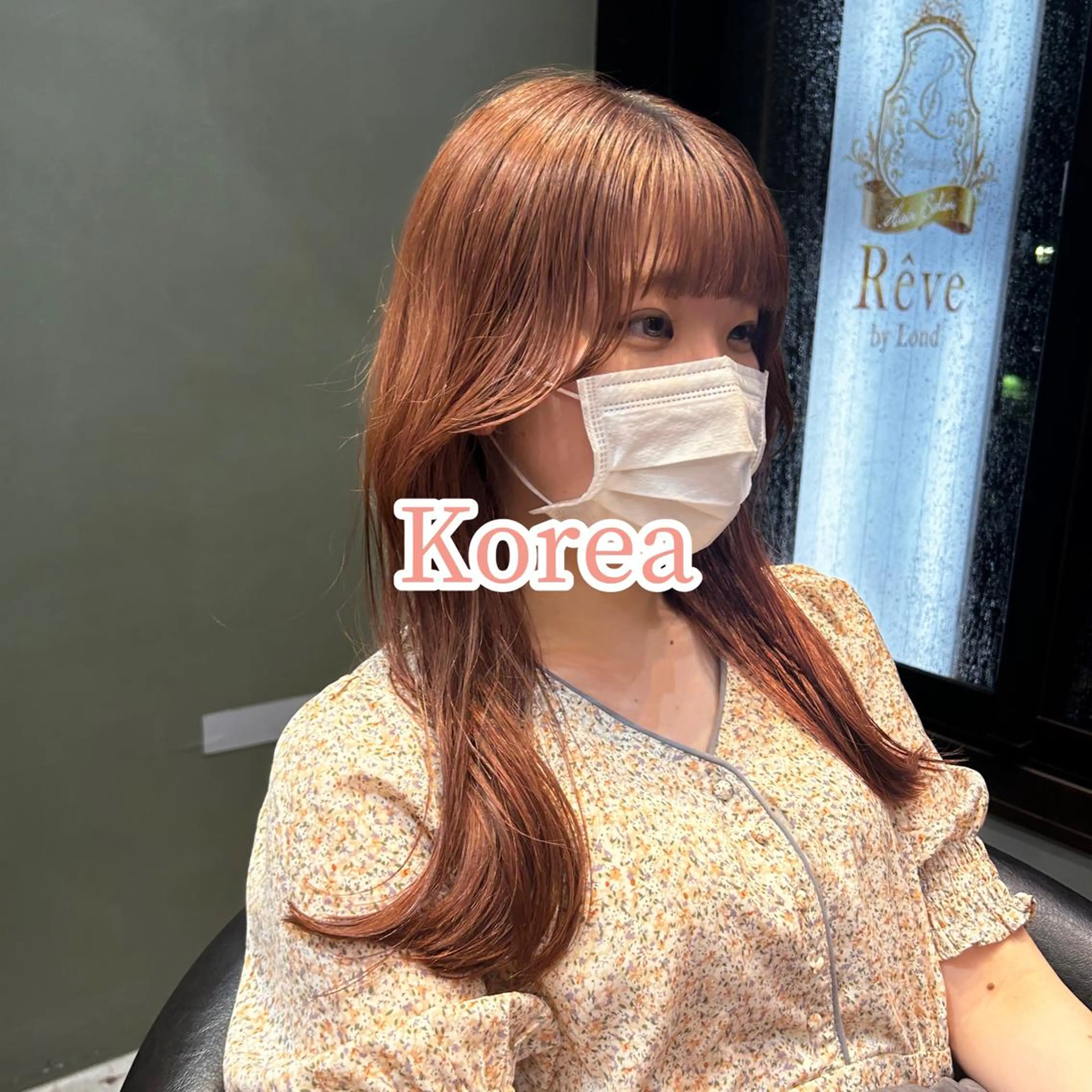 ロング ショートボブ ボブ ハイライト 髪質改善 韓国風ヘア 髪質改善 ANFINI所属・田中 励也 縮毛矯正のヘアスタイル