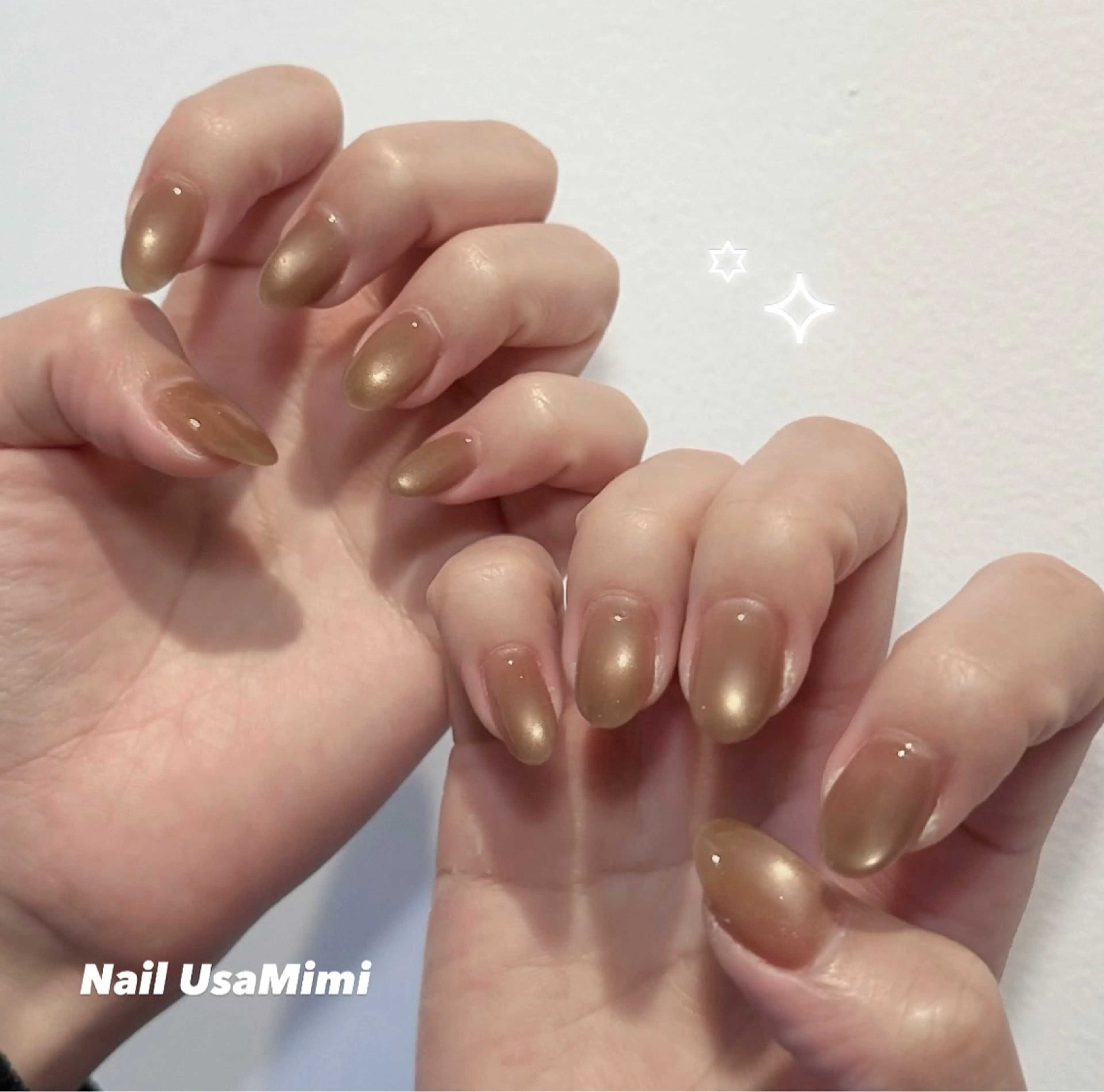 ネイル アートネイル マグネットネイル オフィスネイル シンプルネイル ワンホンネイル ハンドネイル 本町NailUsaM imi MOMOKAのネイルデザイン