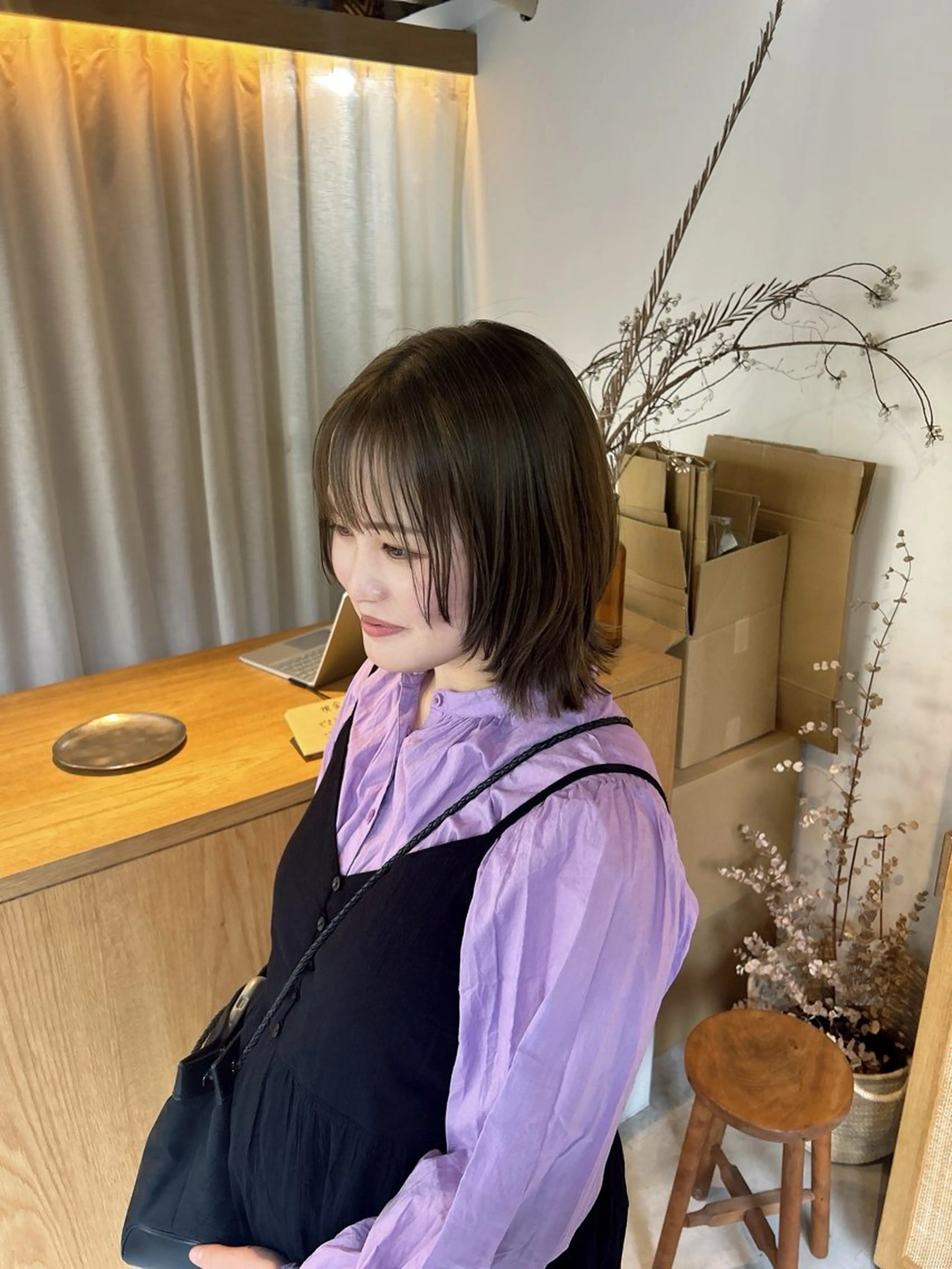 ショート pele 梅田所属・PELEハイトーン shinobuのヘアスタイル