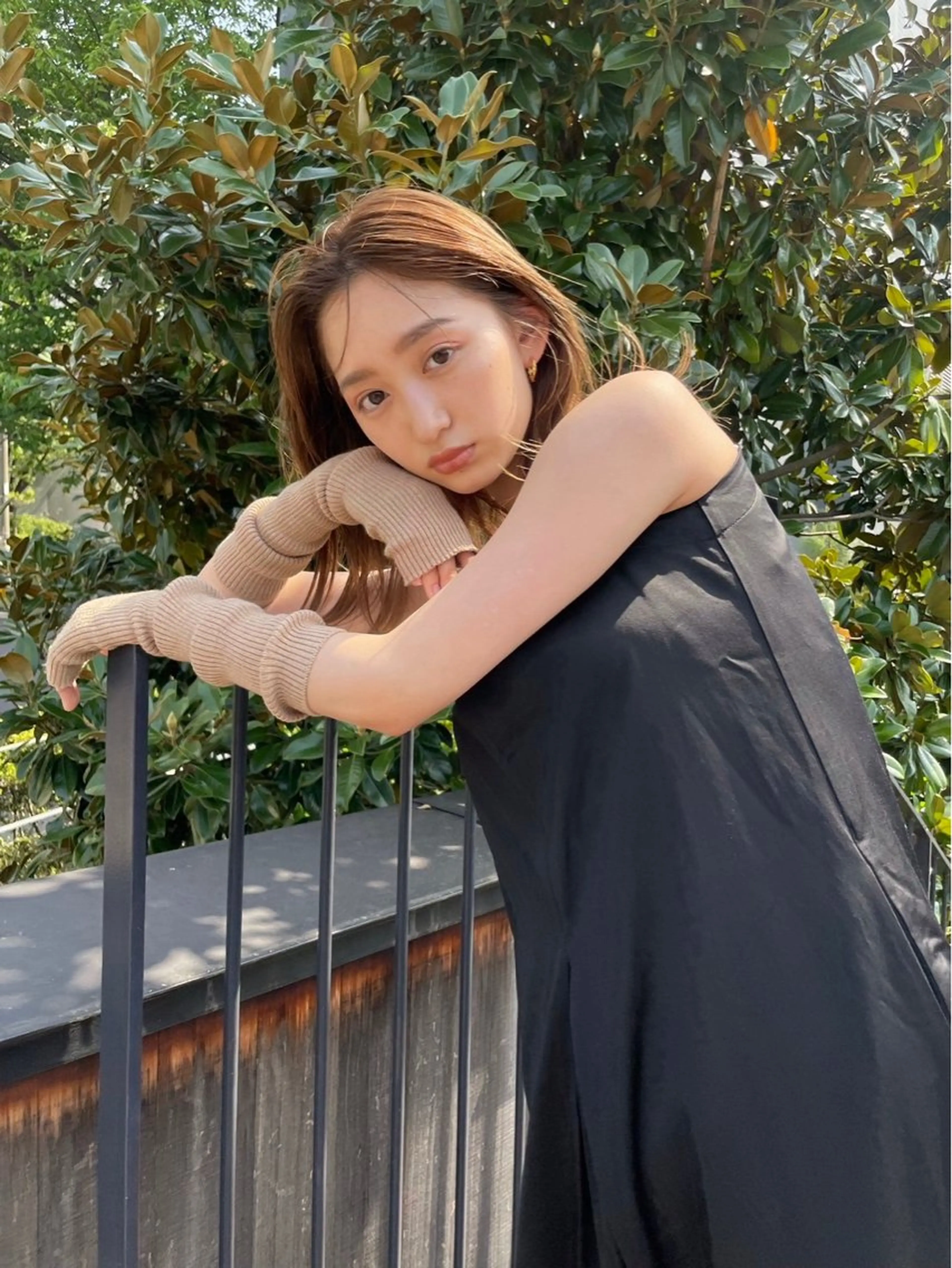 セミロング カラー ベージュカラー ブリーチ ケアブリーチ 透明感カラー ダブルカラー ヘアカラー SALT WATER所属・🫐 𝐌𝐚𝐨 🫐ボブモデル募集のヘアスタイル