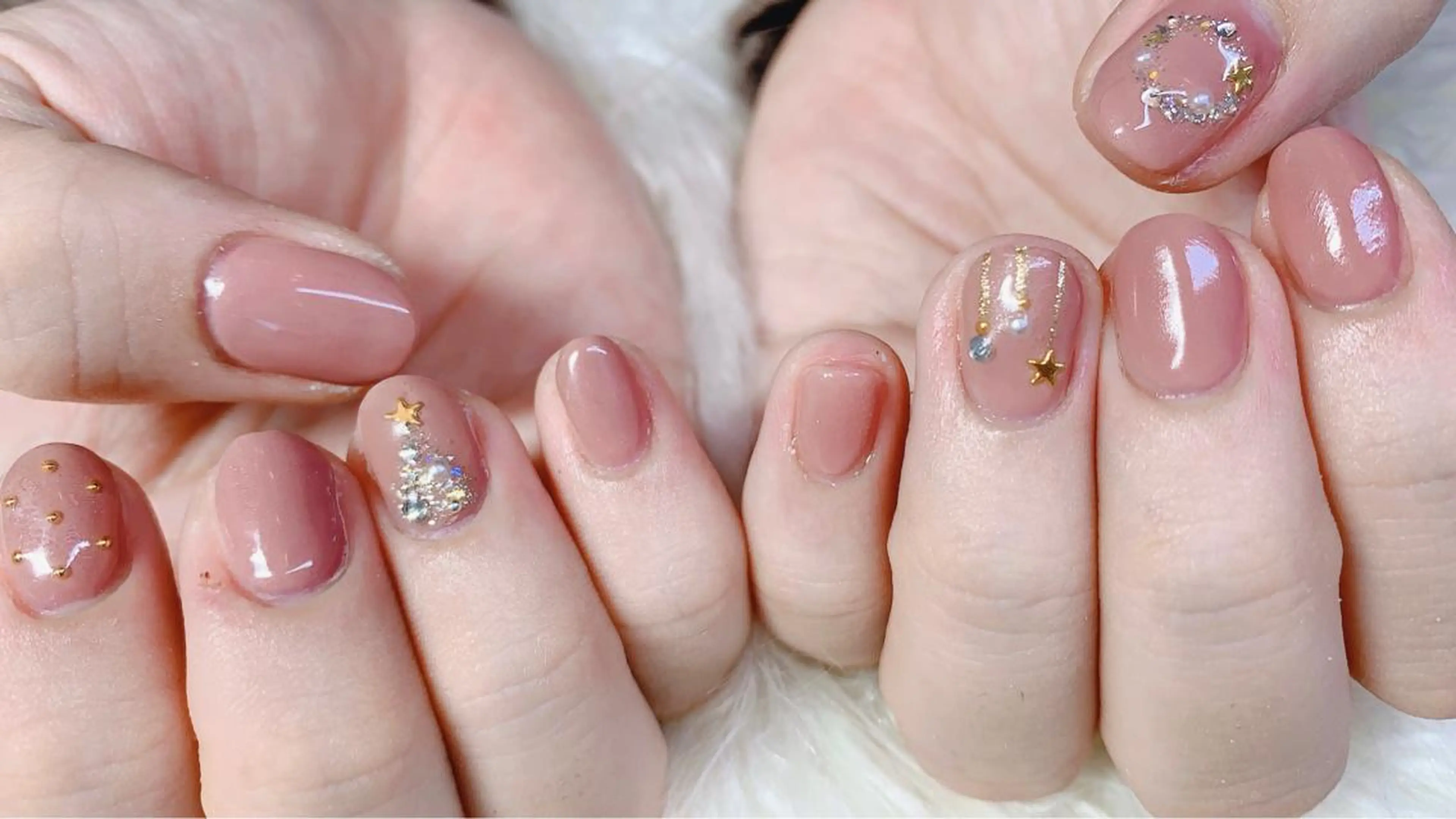 ネイル ピンク 冬ネイル クリスマス pipi..所属・pipi ..のネイルデザイン