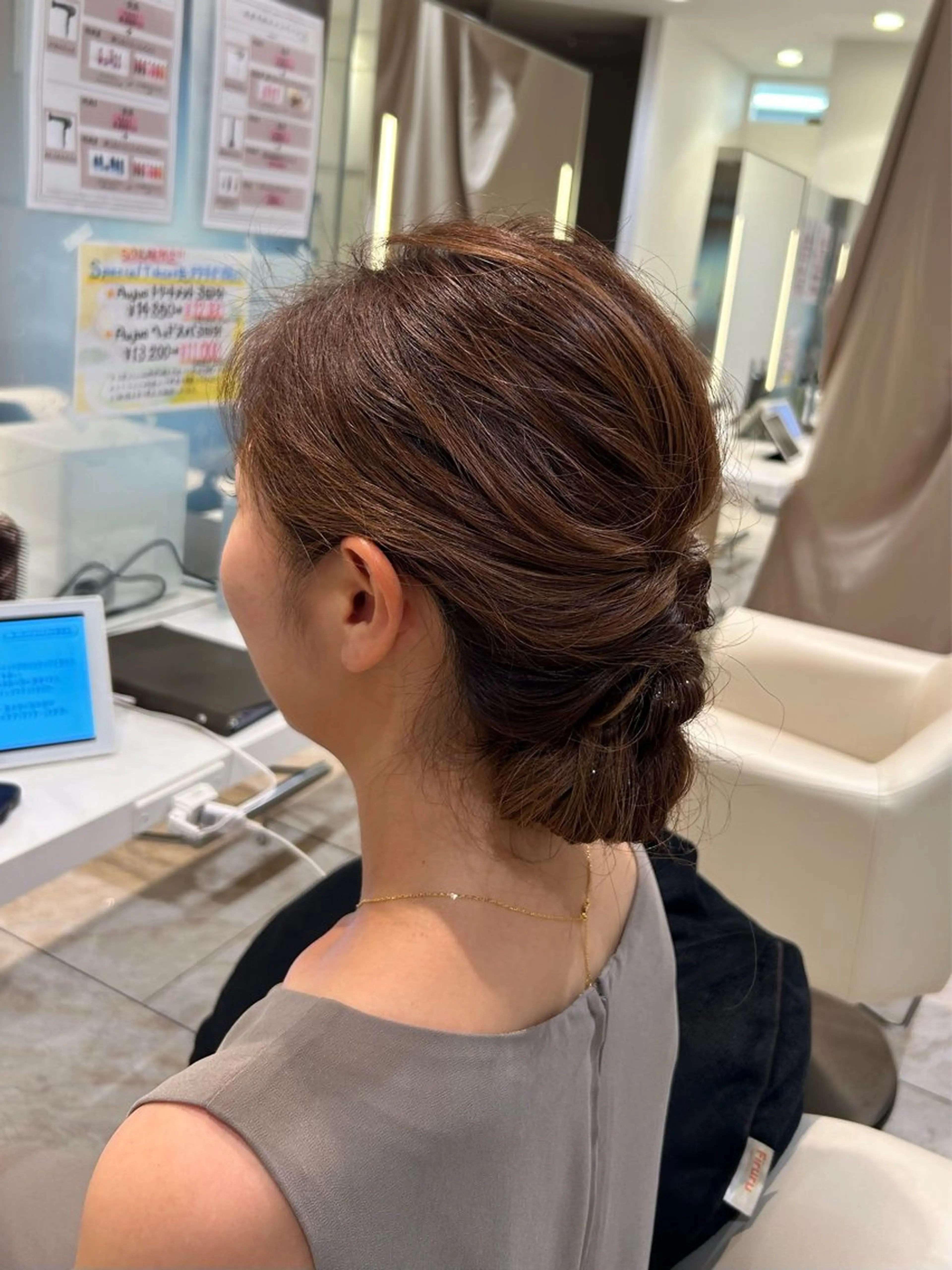 ヘアアレンジ ヘアセット はるか/ブリーチカラ ー/ヘアアレンジ🤍のヘアスタイル