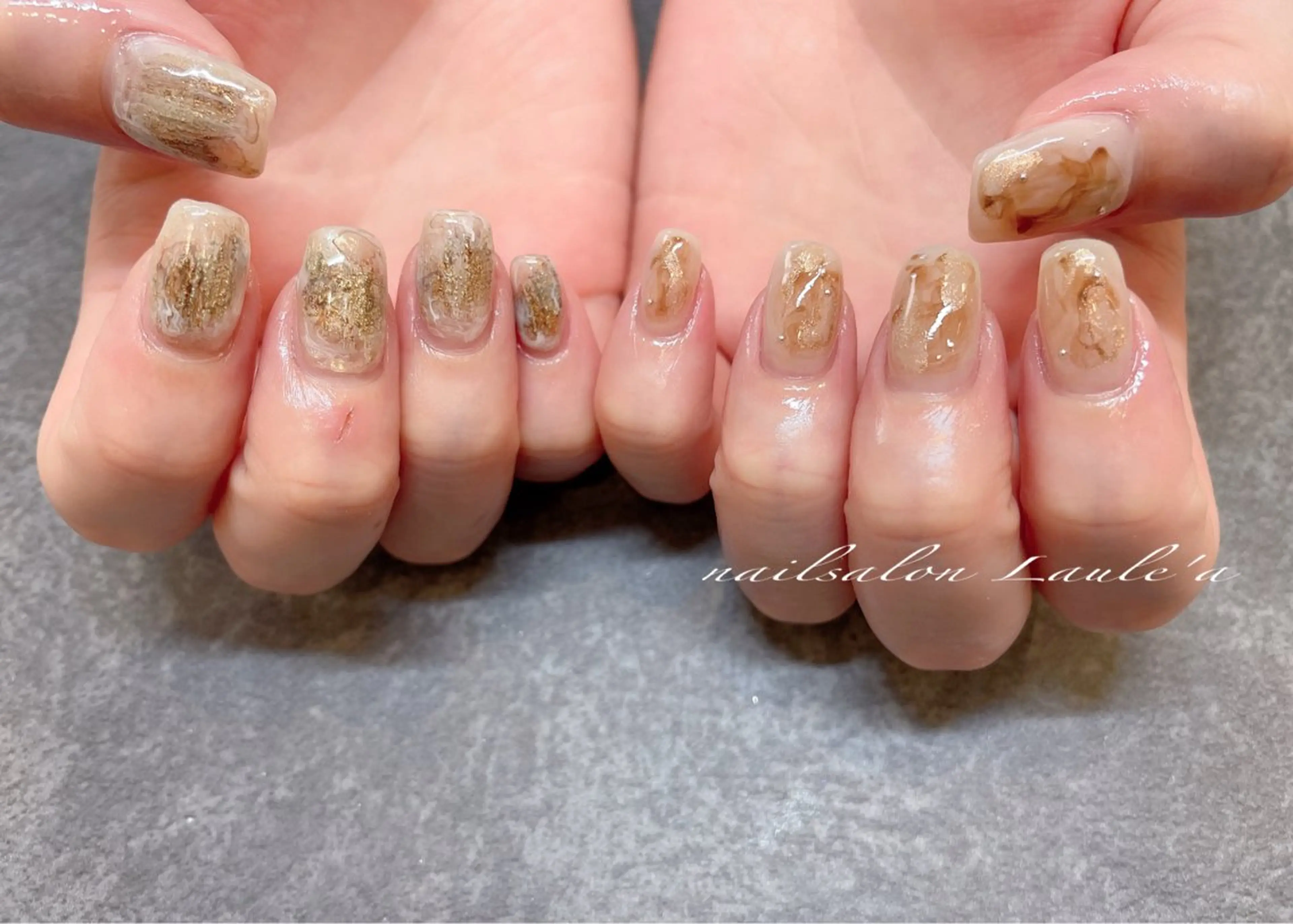 ネイル ハンドネイル nailsalon Laule'aのネイルデザイン