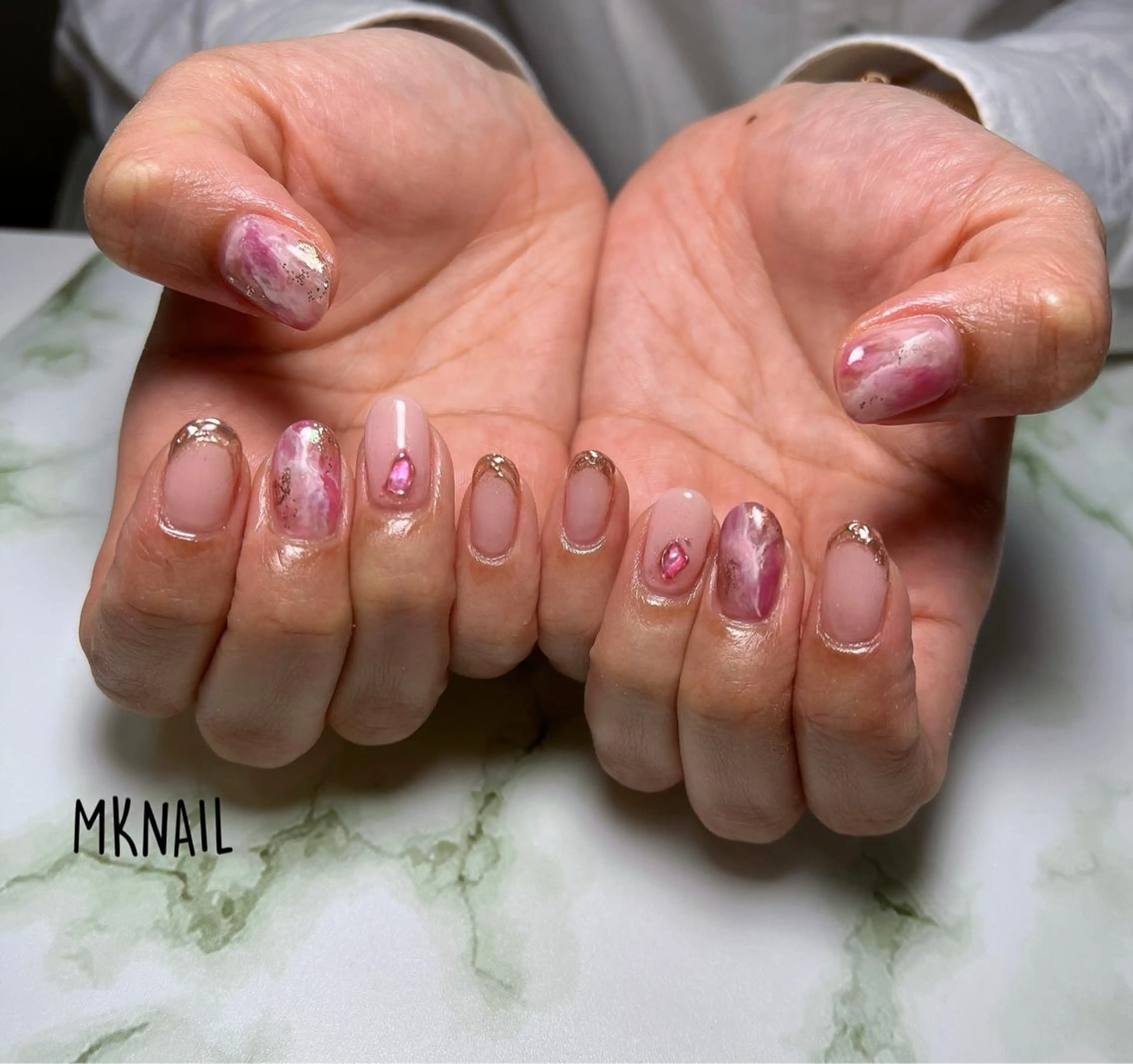 ネイル ハンドネイル MK NAILのネイルデザイン