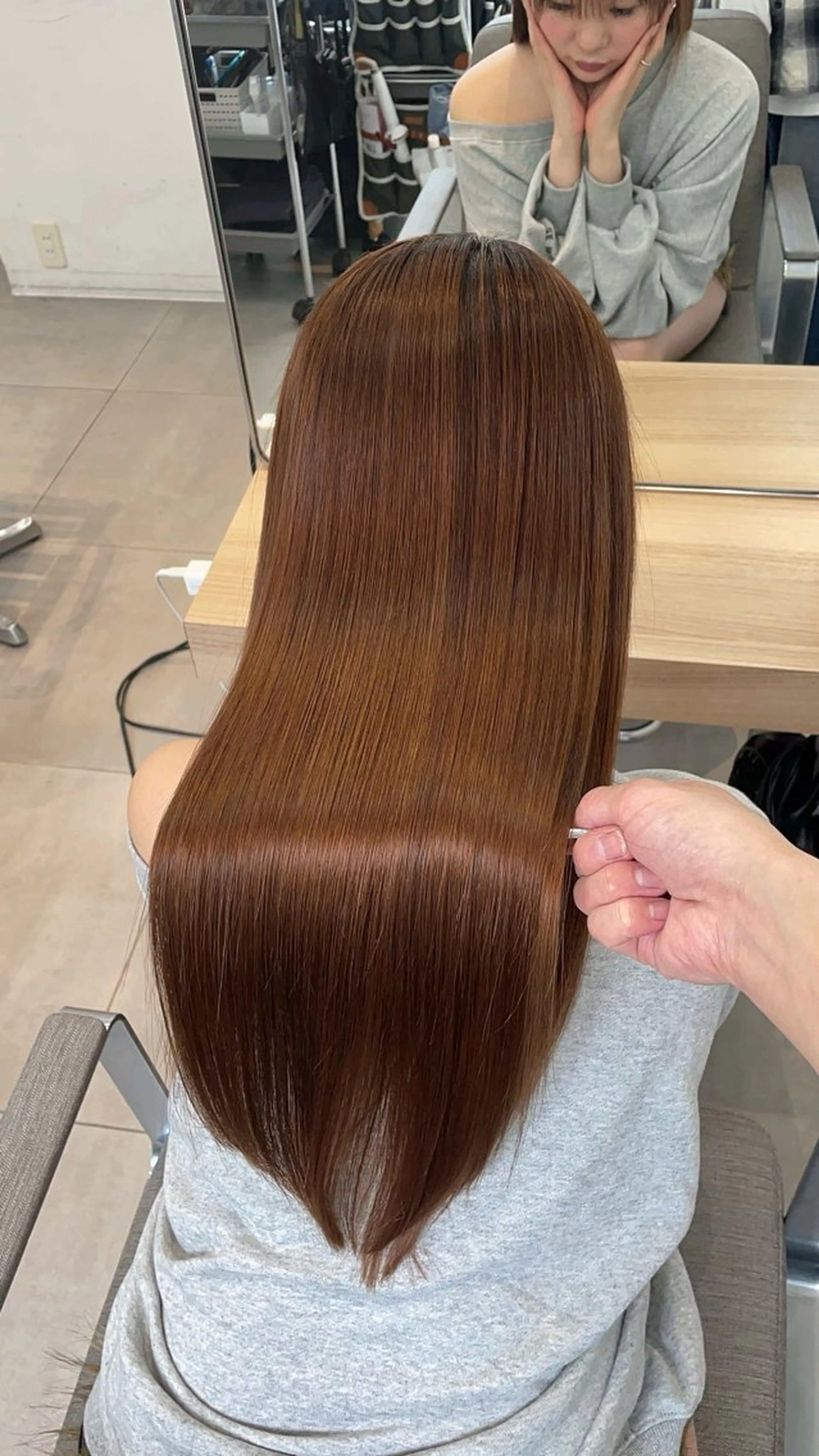 ロング パーマ カット 縮毛矯正 トリートメント ヘッドスパ ✨髪質改善✨美髪 矯正🫧小泉のヘアスタイル