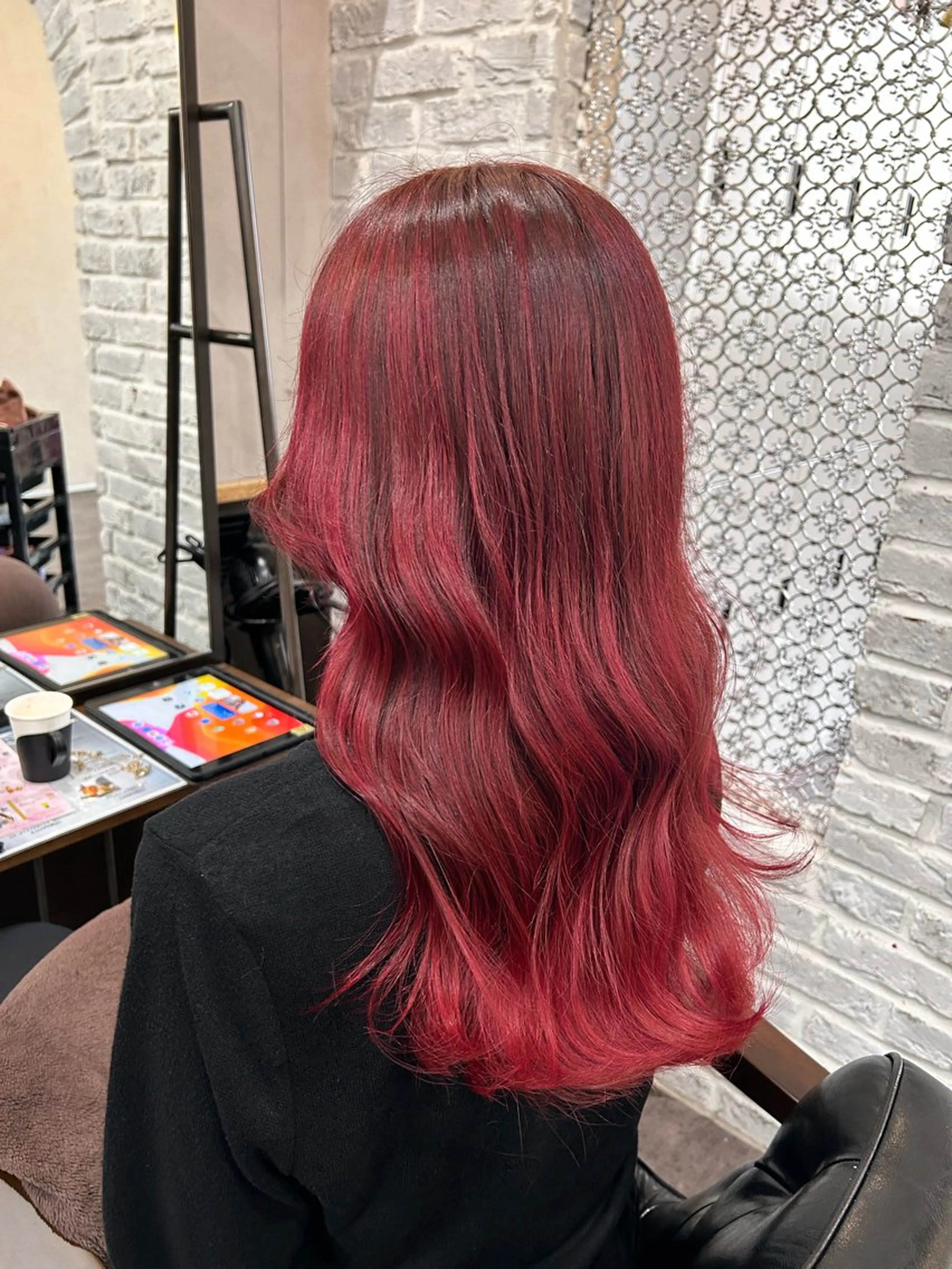 ロング カラー ヘアカラー 🦄🩵YUNA 🩵🦄のヘアスタイル
