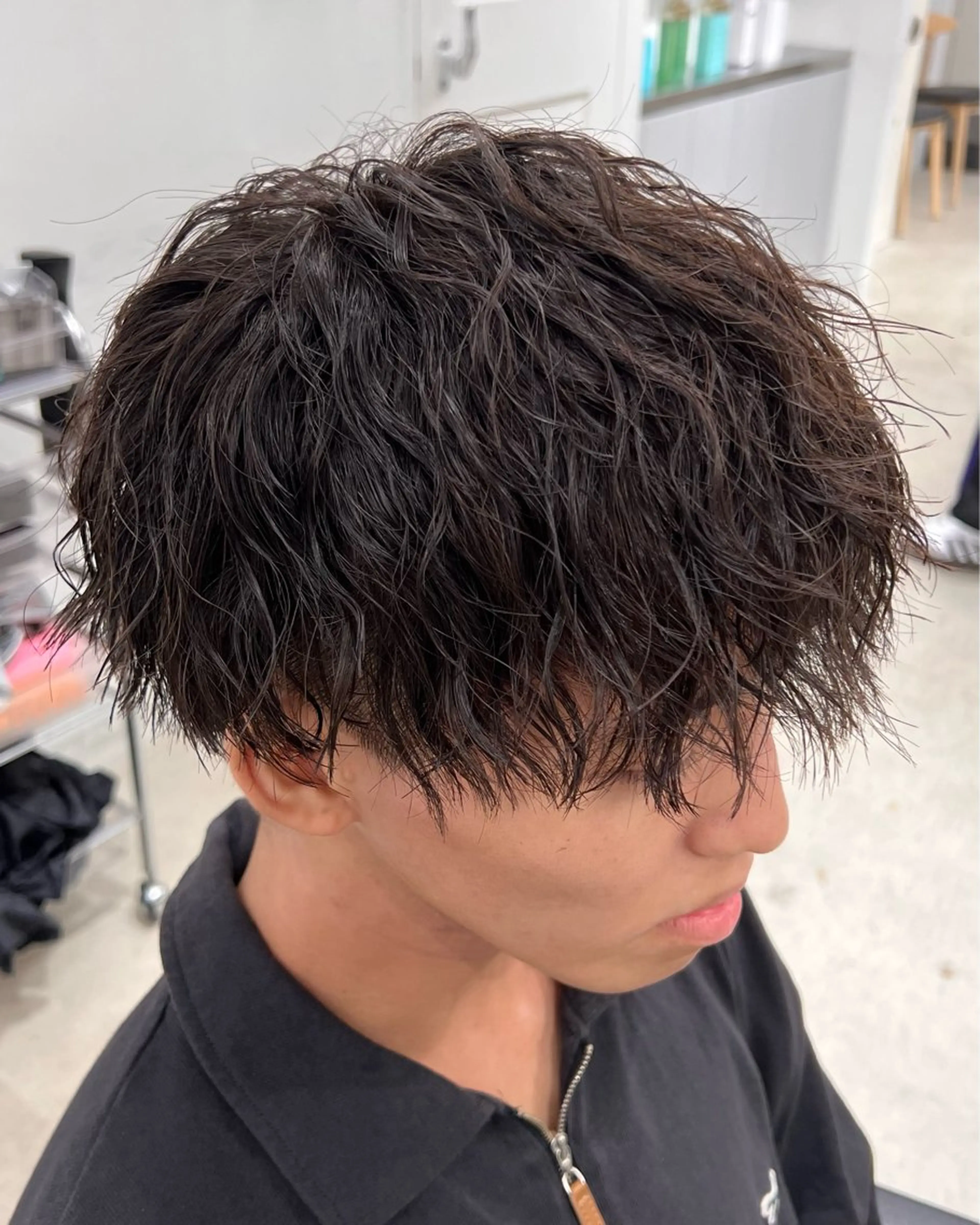 ショート パーマ メンズ カット パーマ 楽斗/メンズパーマ /シャドウパーマのヘアスタイル