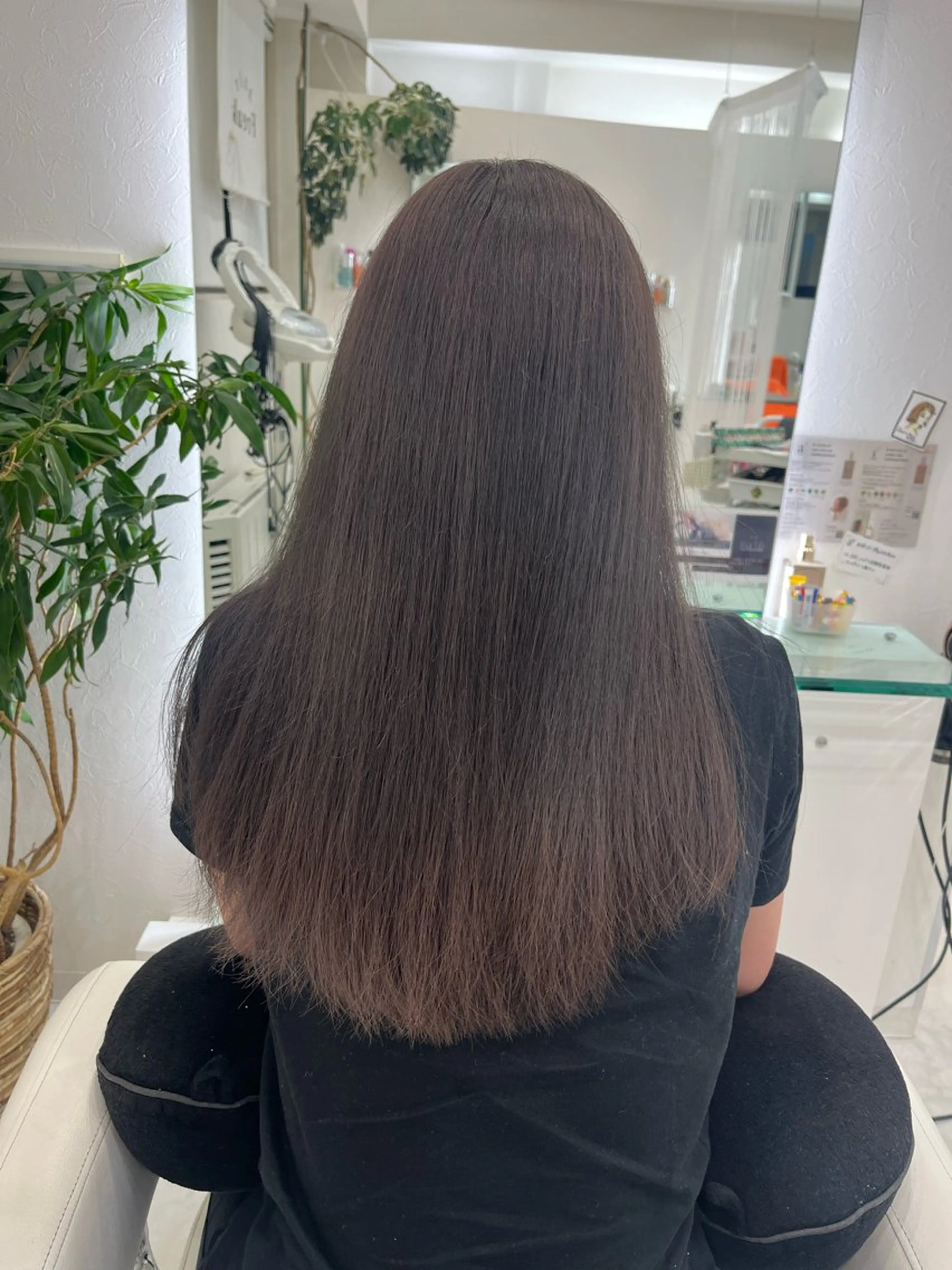 ロング カラー グレージュ カット ヘアカラー 山森 大地のヘアスタイル