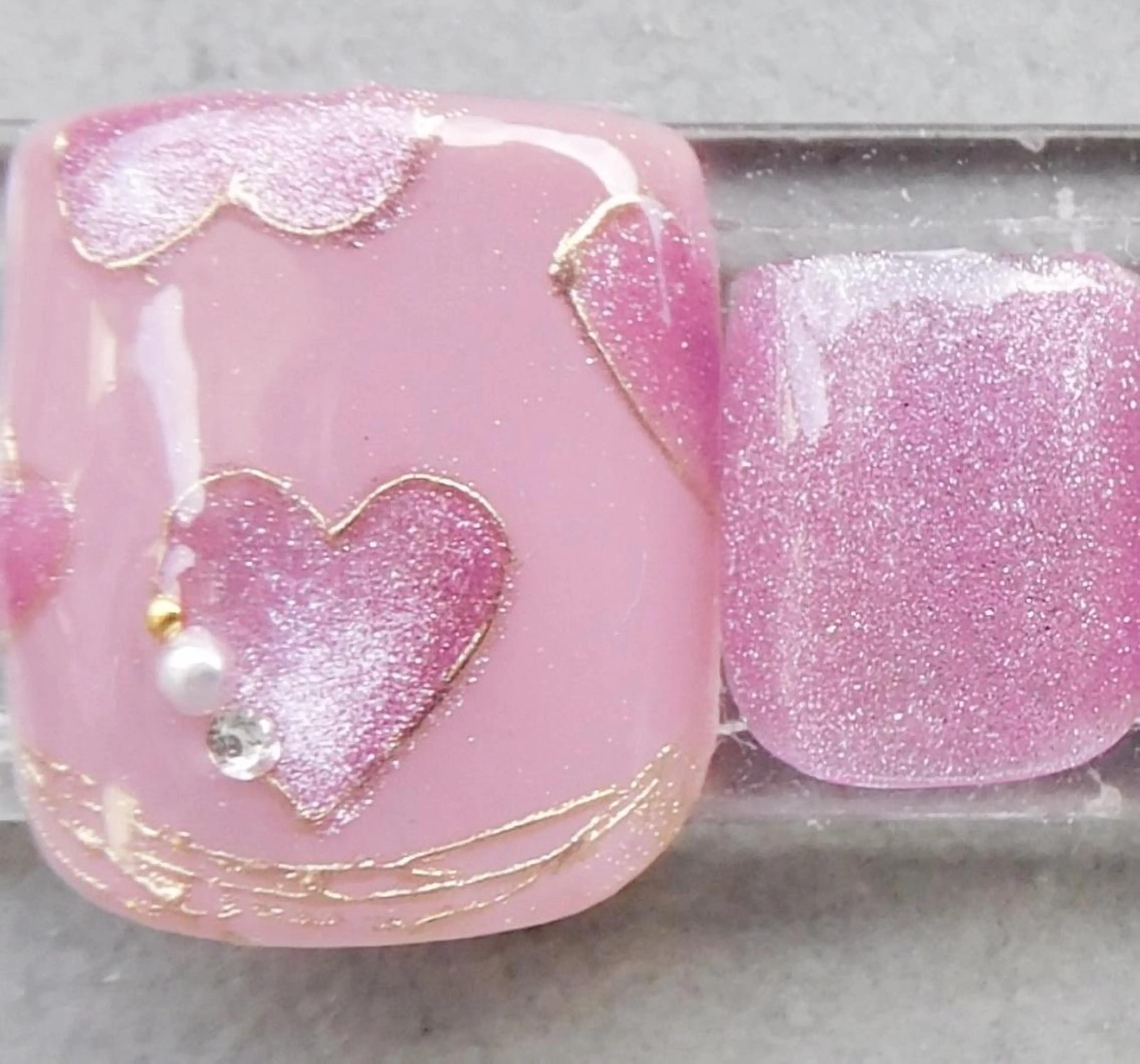 ネイル フットネイル フットネイル 岩間 沙季のネイルデザイン