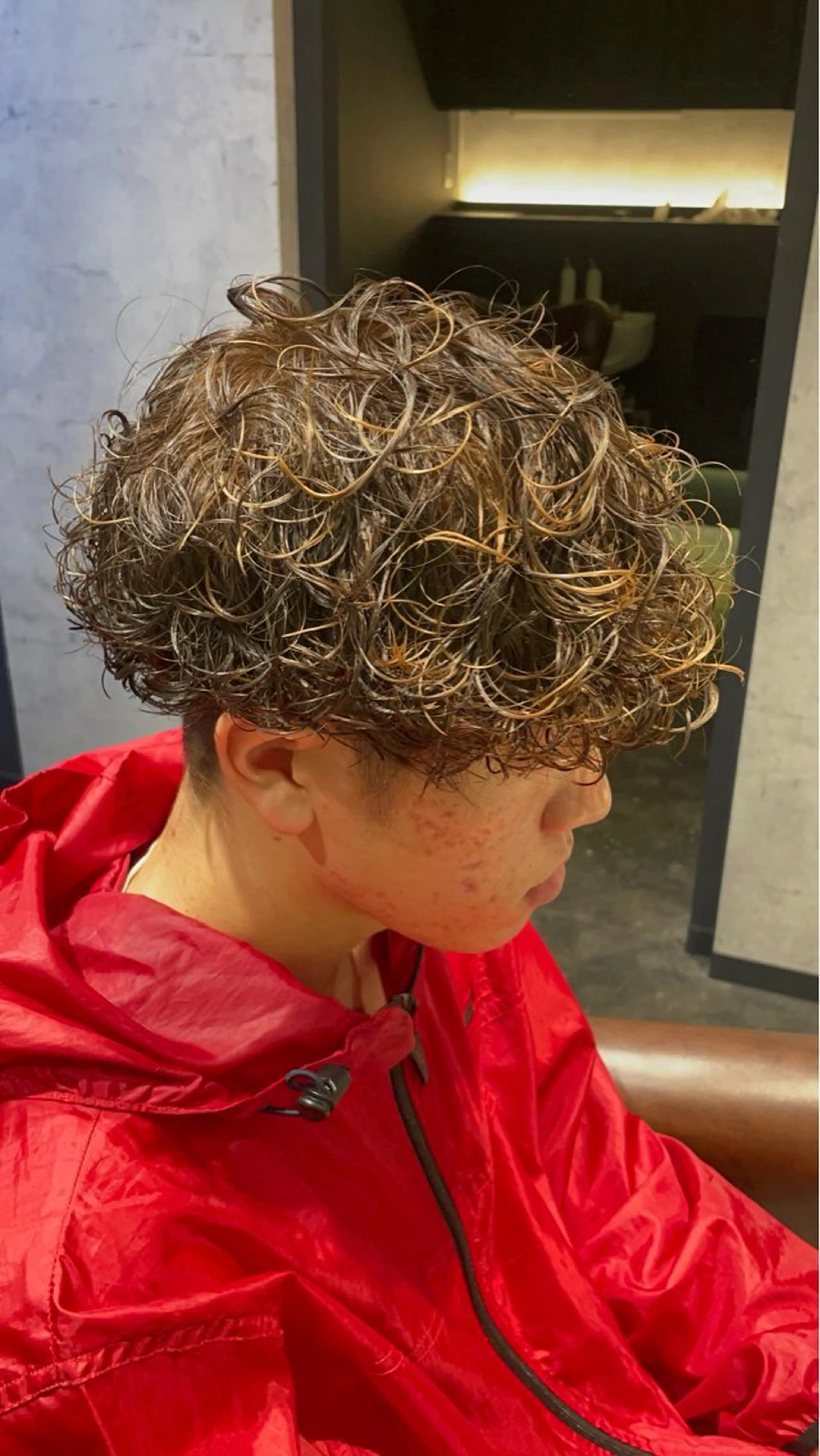 パーマ メンズ カット パーマ 💈メンズ職人 ルキト💈のヘアスタイル