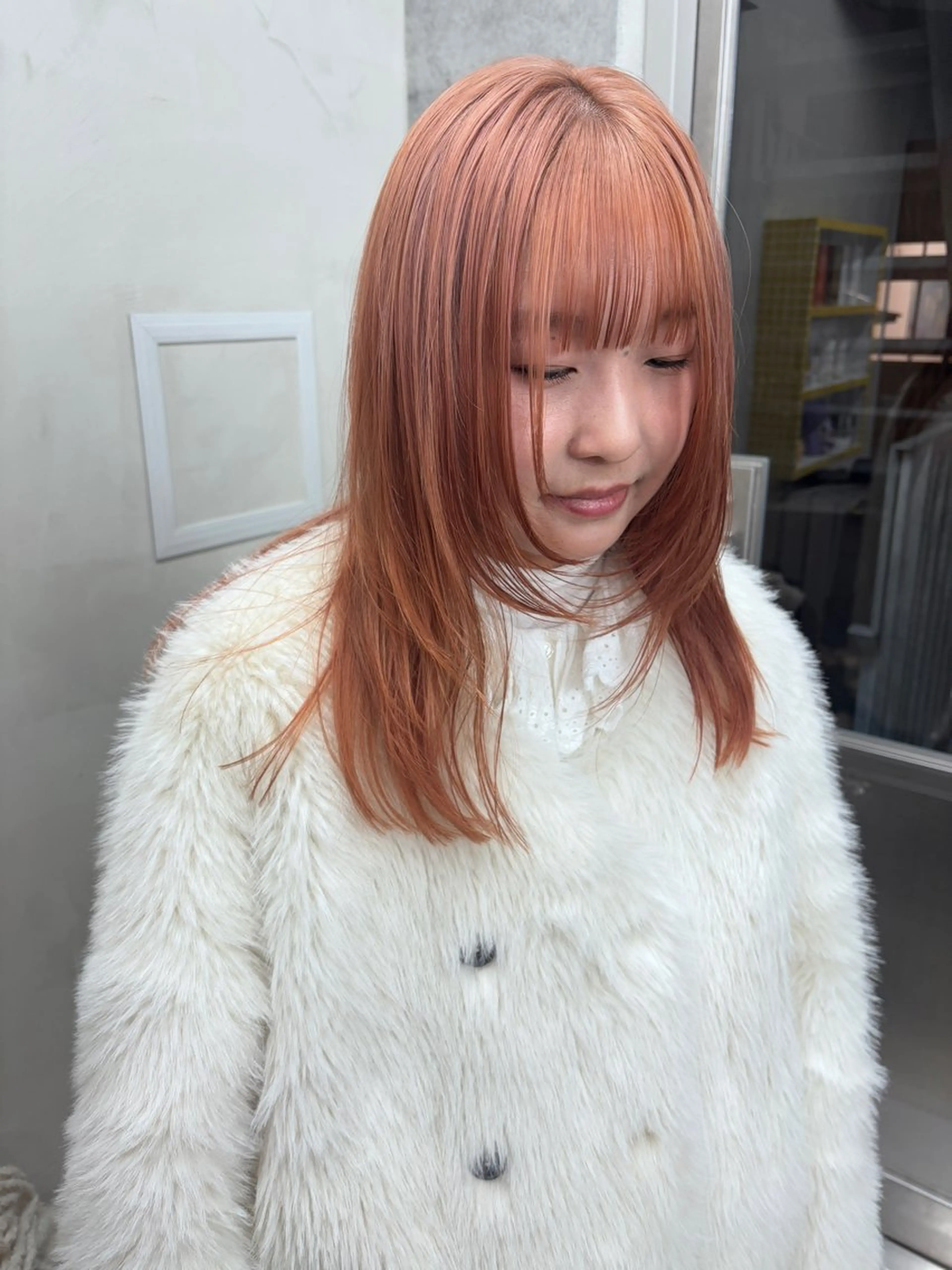 セミロング カラー カット ヘアカラー トリートメント yuuna/ ハッシュカット🎀のヘアスタイル