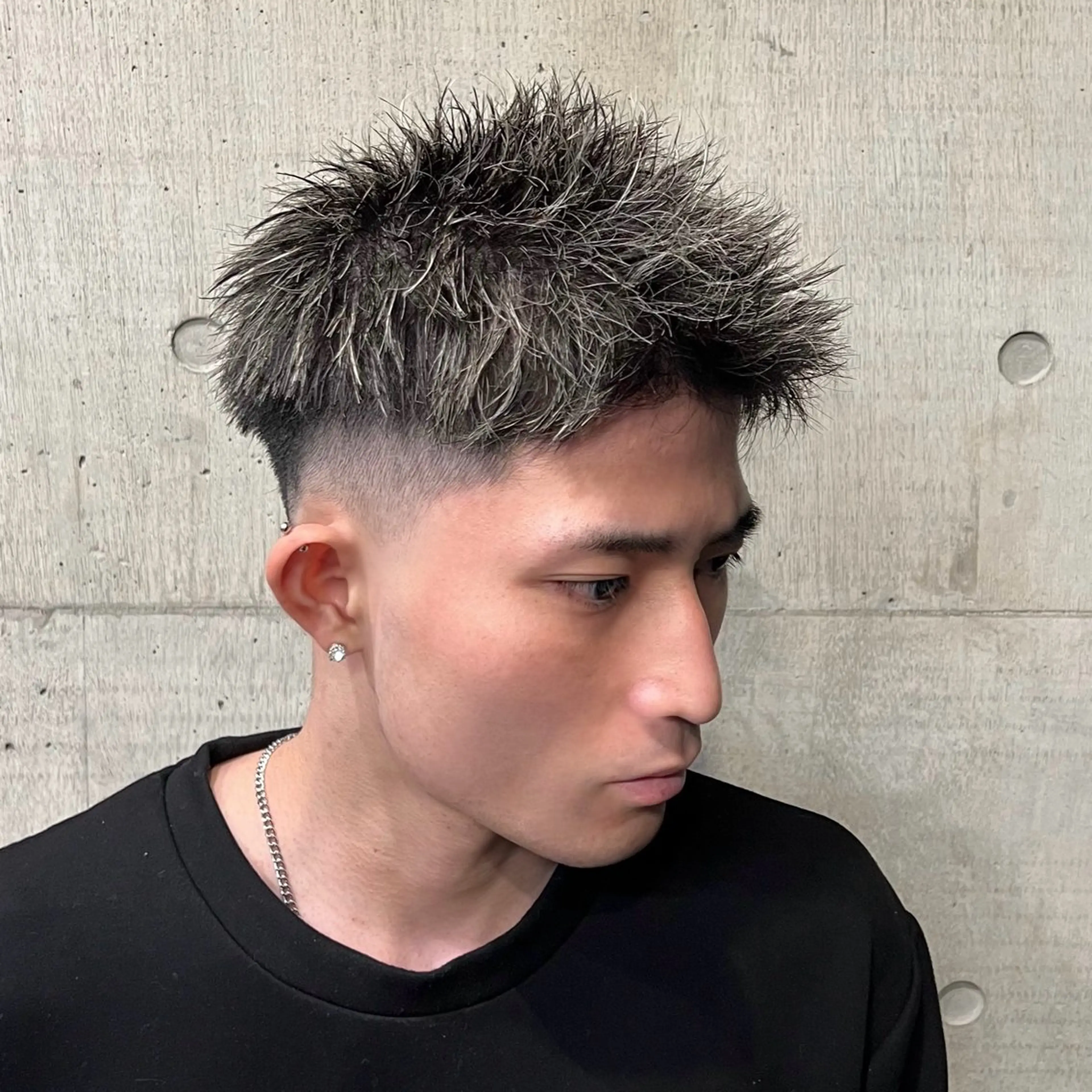 メンズ メンズメッシュ カット ヘアカラー トリートメント メンズ特化/パーマ/ ハイライト/竜成のヘアスタイル