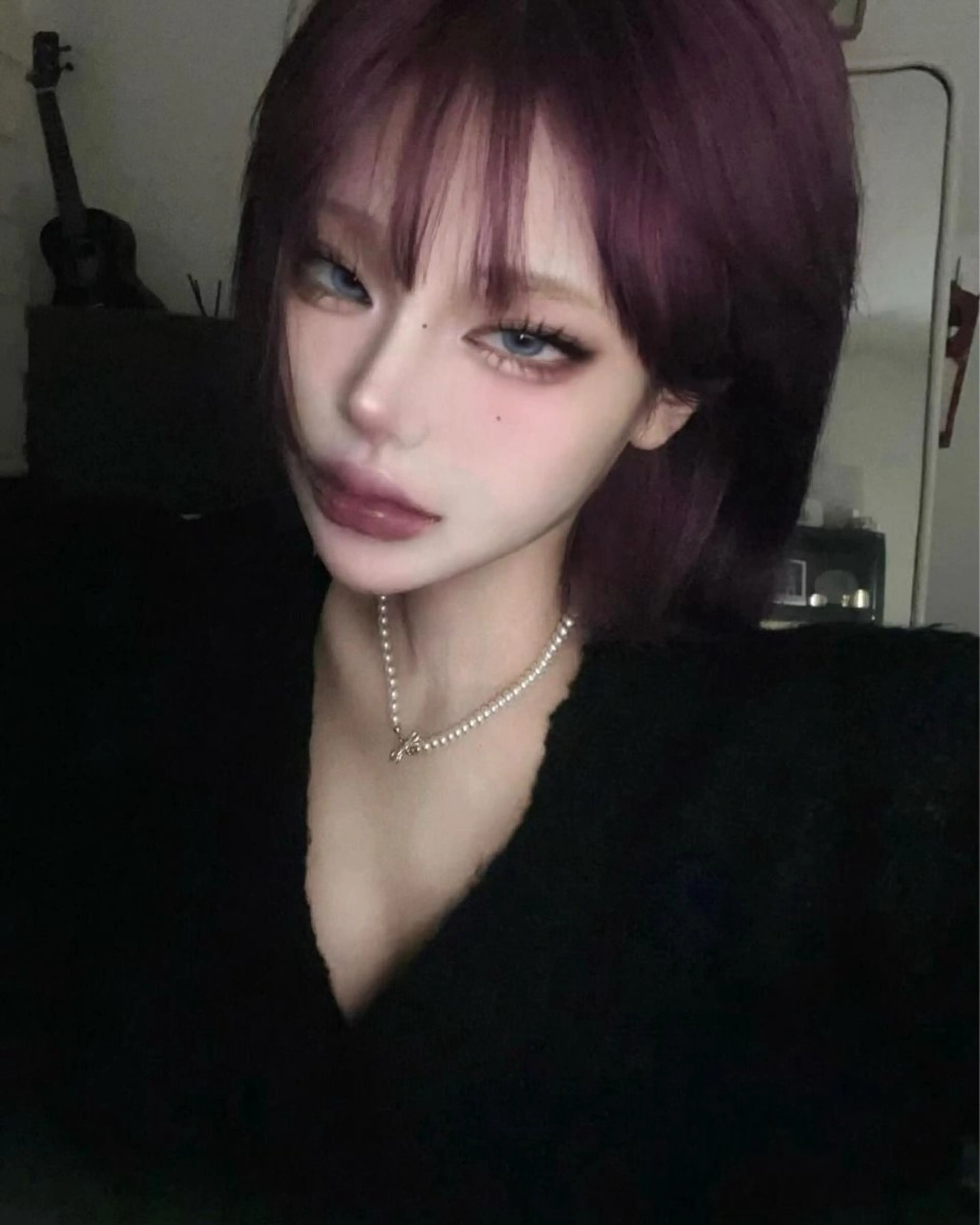 カラー ヘアカラー トリートメント 韓国風hair🖤 Maria🖤のヘアスタイル