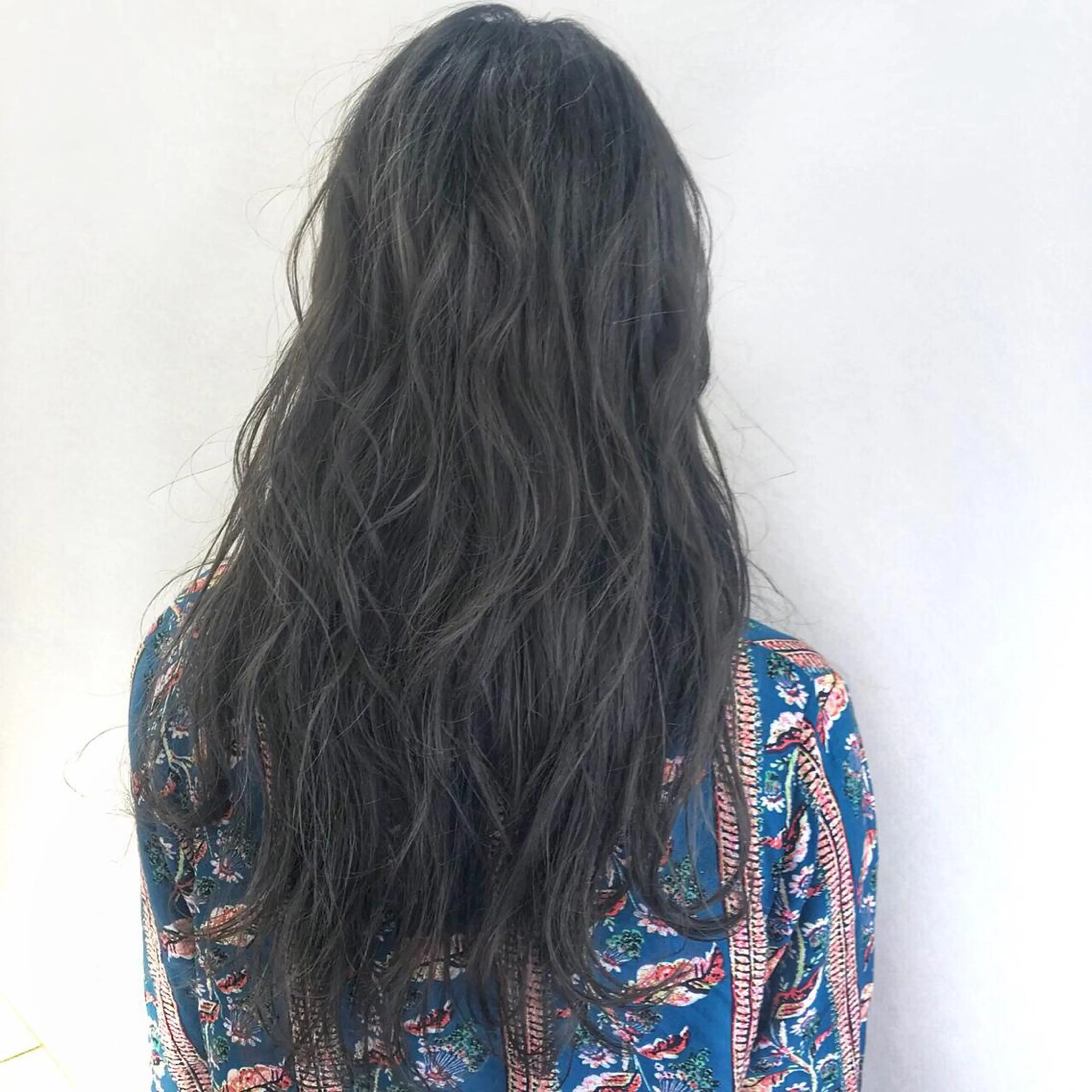 セミロング カラー 店長 大方康暉のヘアスタイル