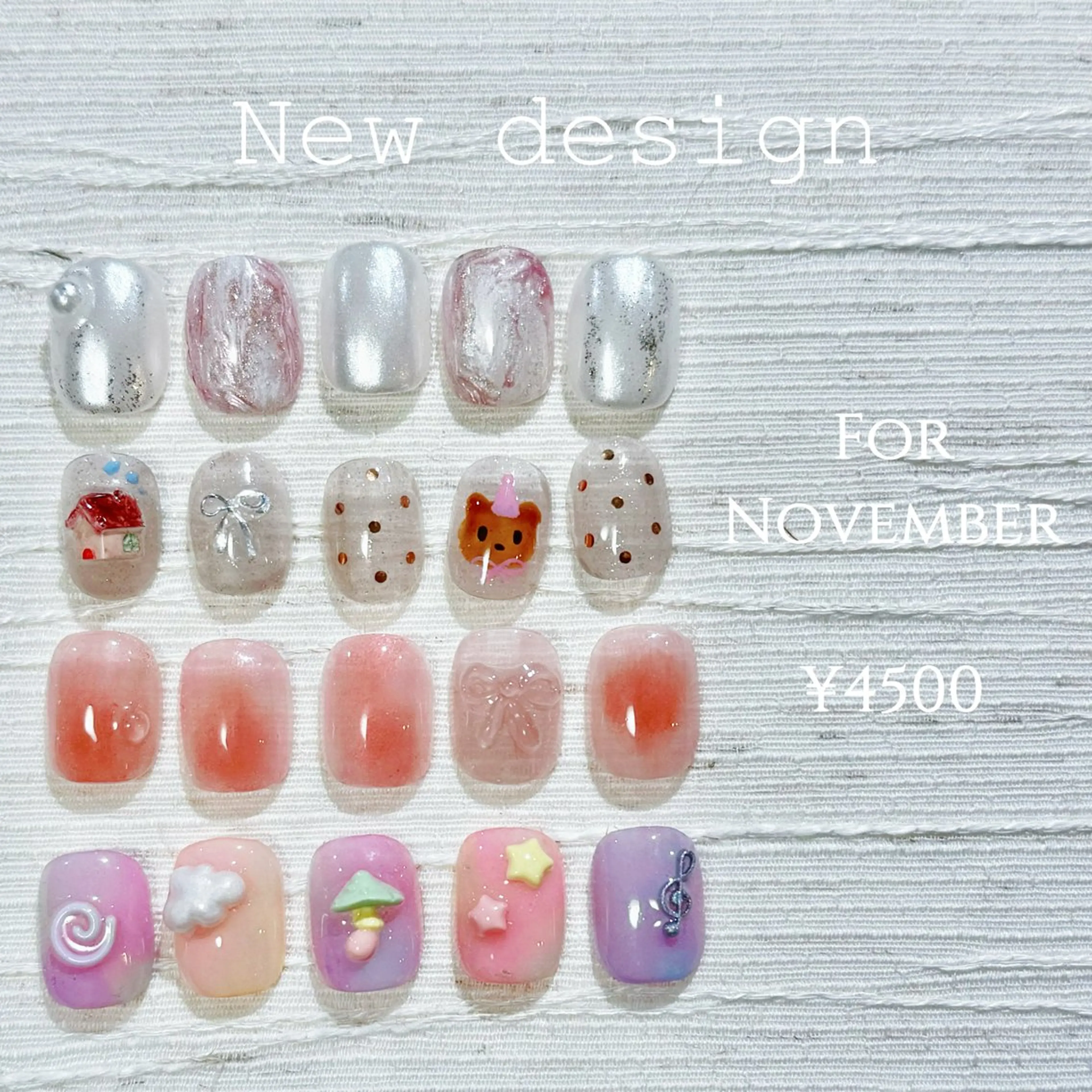 【11月定額】new design (色、配置変更🉑)の写真