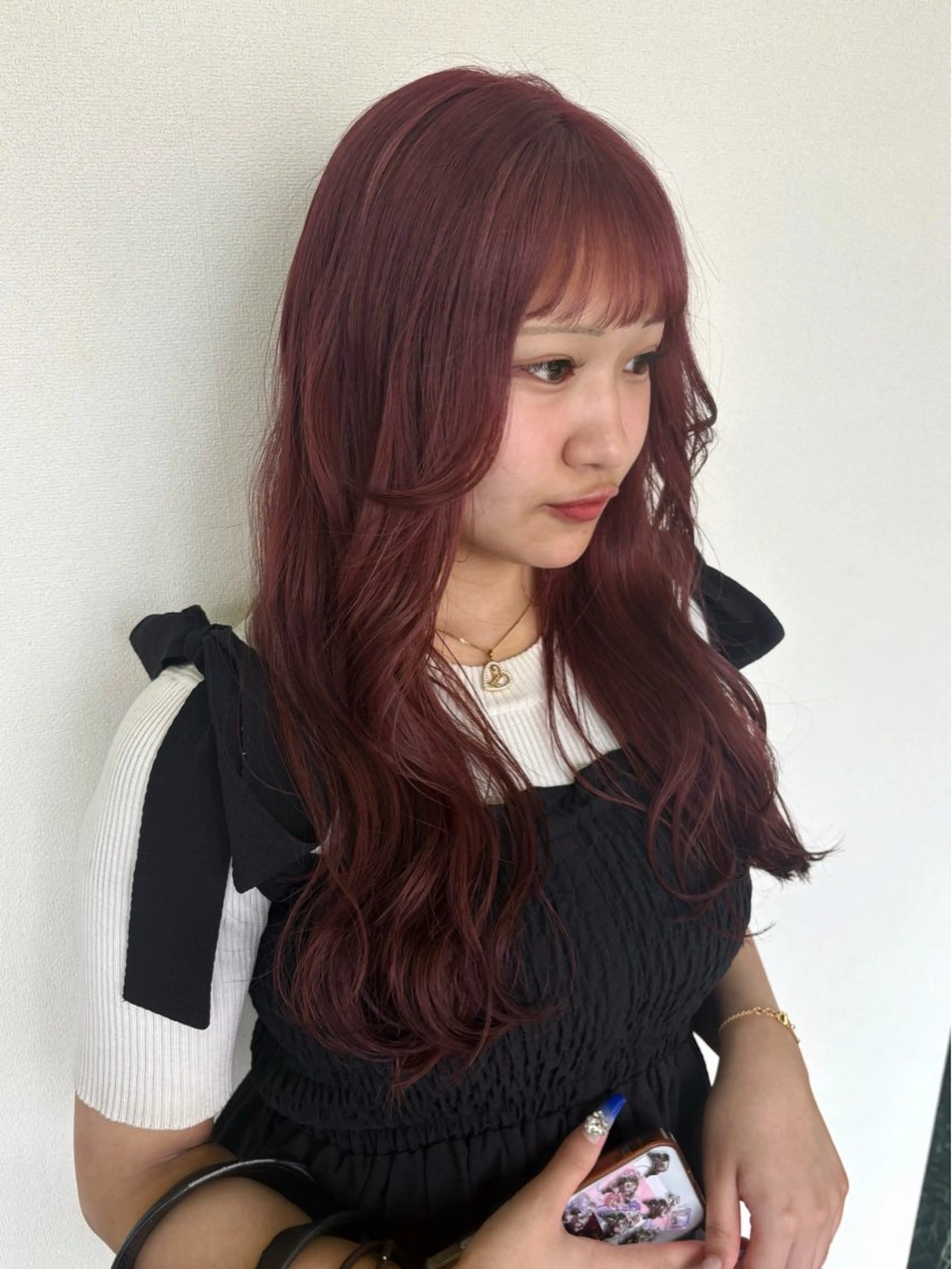 ロング SOYONなんば所属・難波/ハイトーン特化 🎀MIU🎀のヘアスタイル
