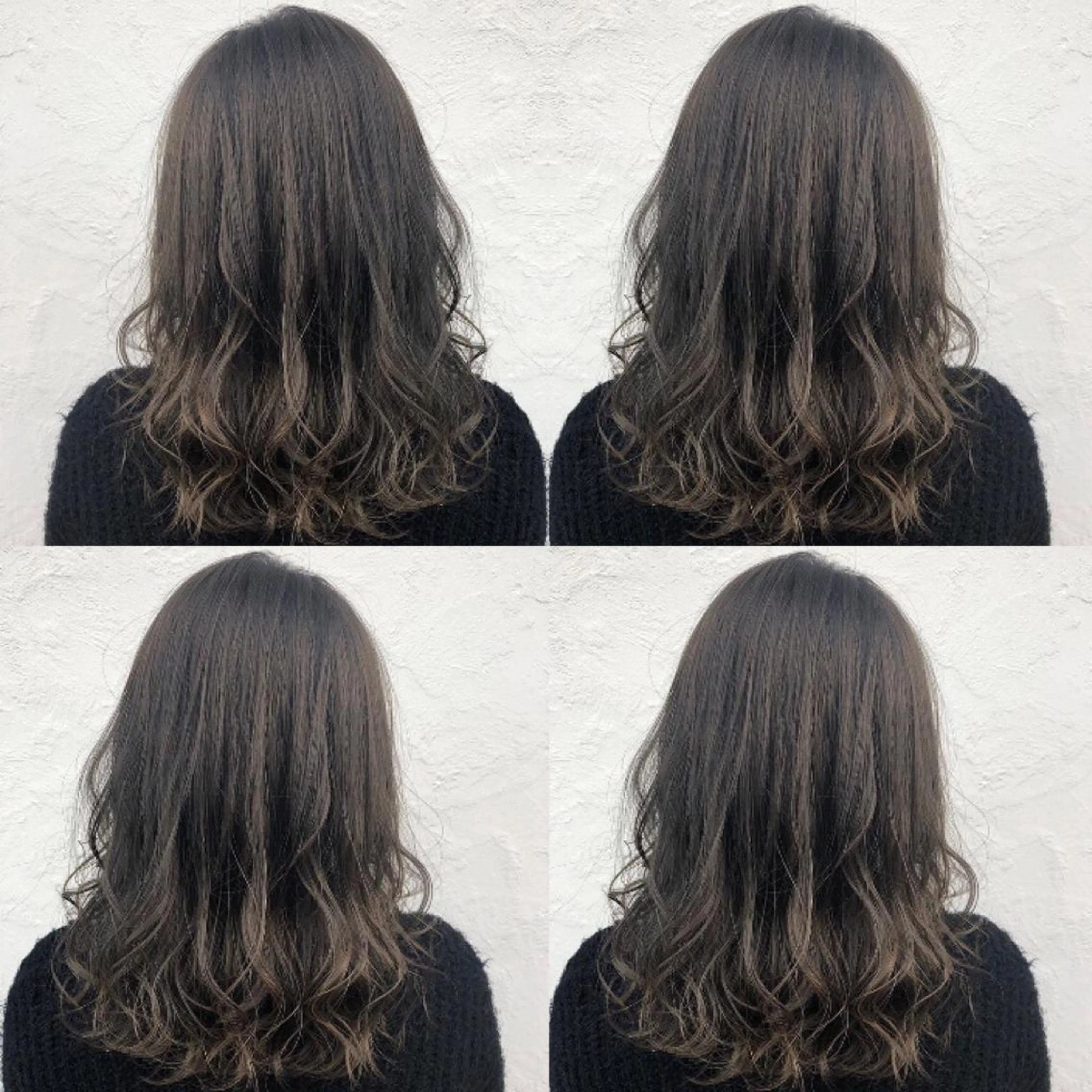 セミロング カット ヘアカラー トリートメント トップスタイリスト 江口 稜亮のヘアスタイル